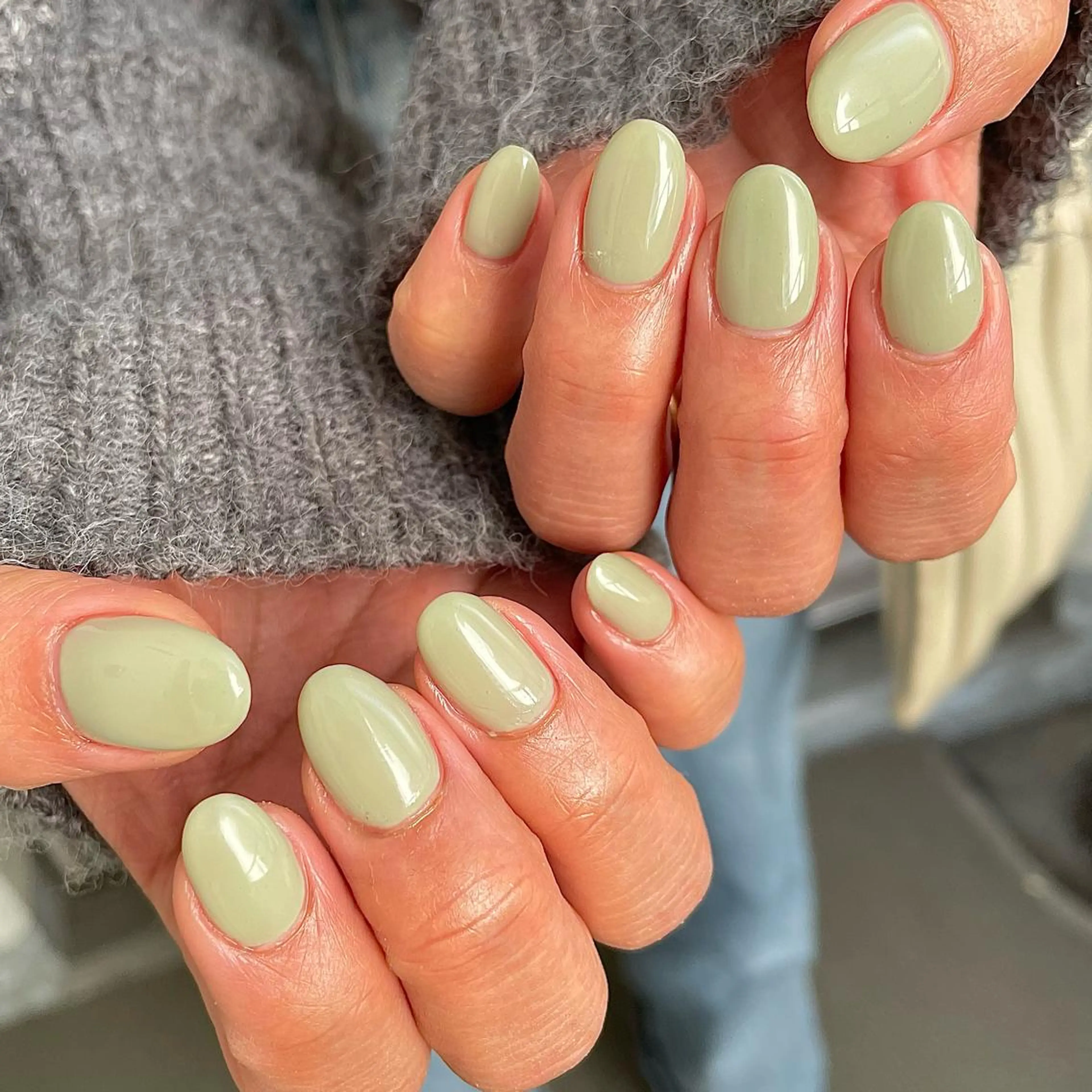 ネイル ワンカラーネイル ハンドネイル Nailsalon BLOOM🌷 山崎のネイルデザイン