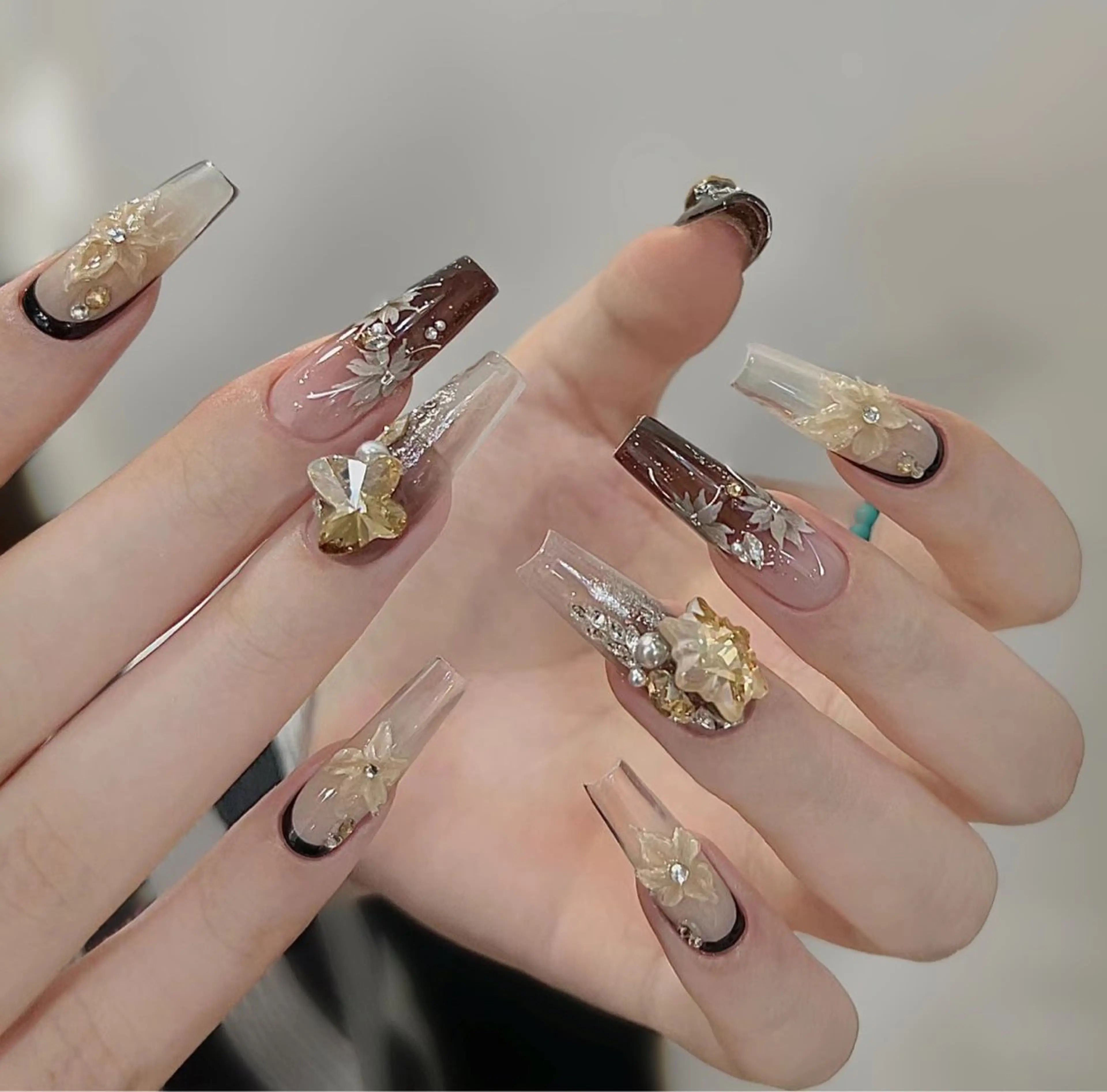 ネイル アートネイル チークネイル 長さ出し フットネイル フレンチネイル YK Beauty Salonのマツエク・マツパデザイン