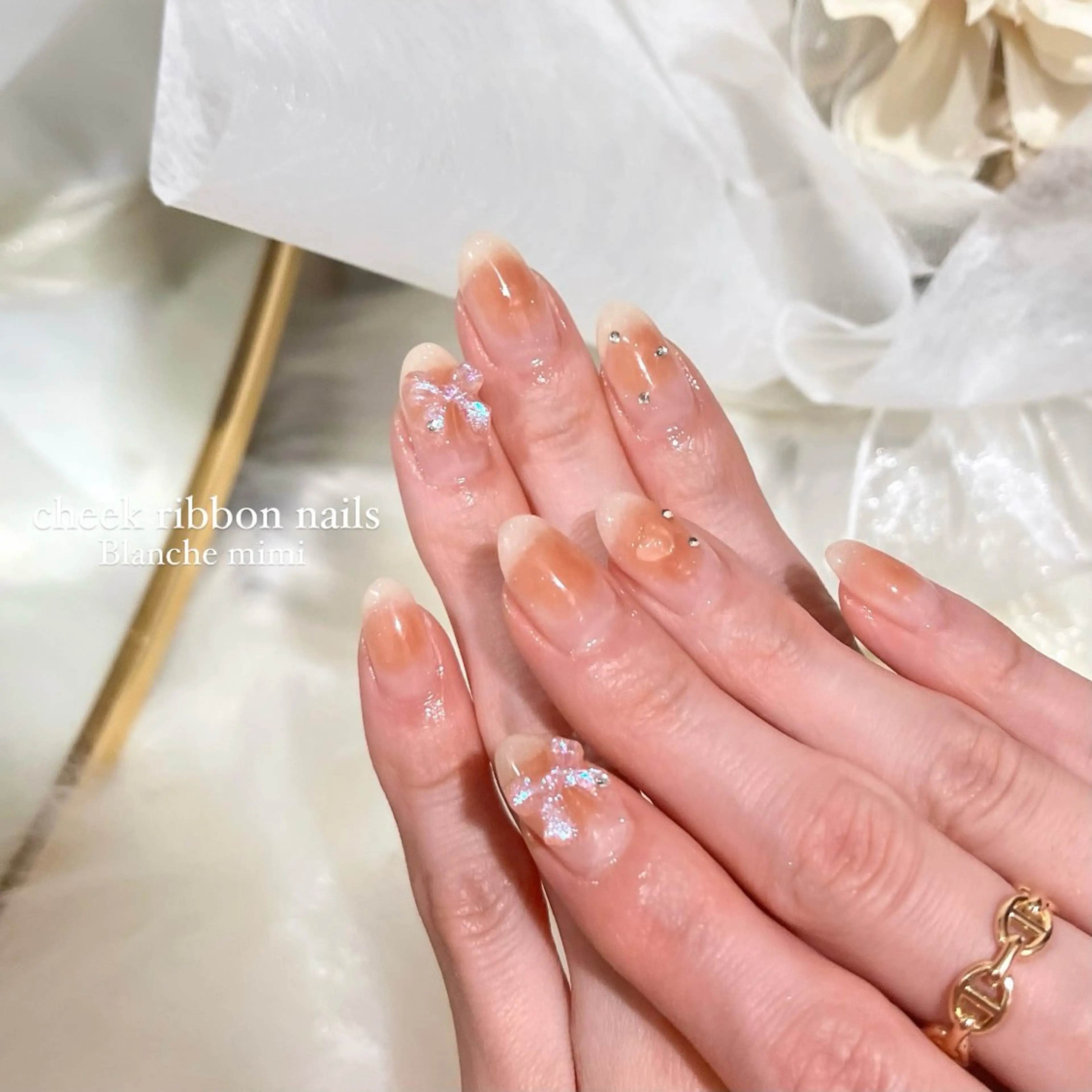 ネイル ハンドネイル Blanche mimi.u_aのネイルデザイン