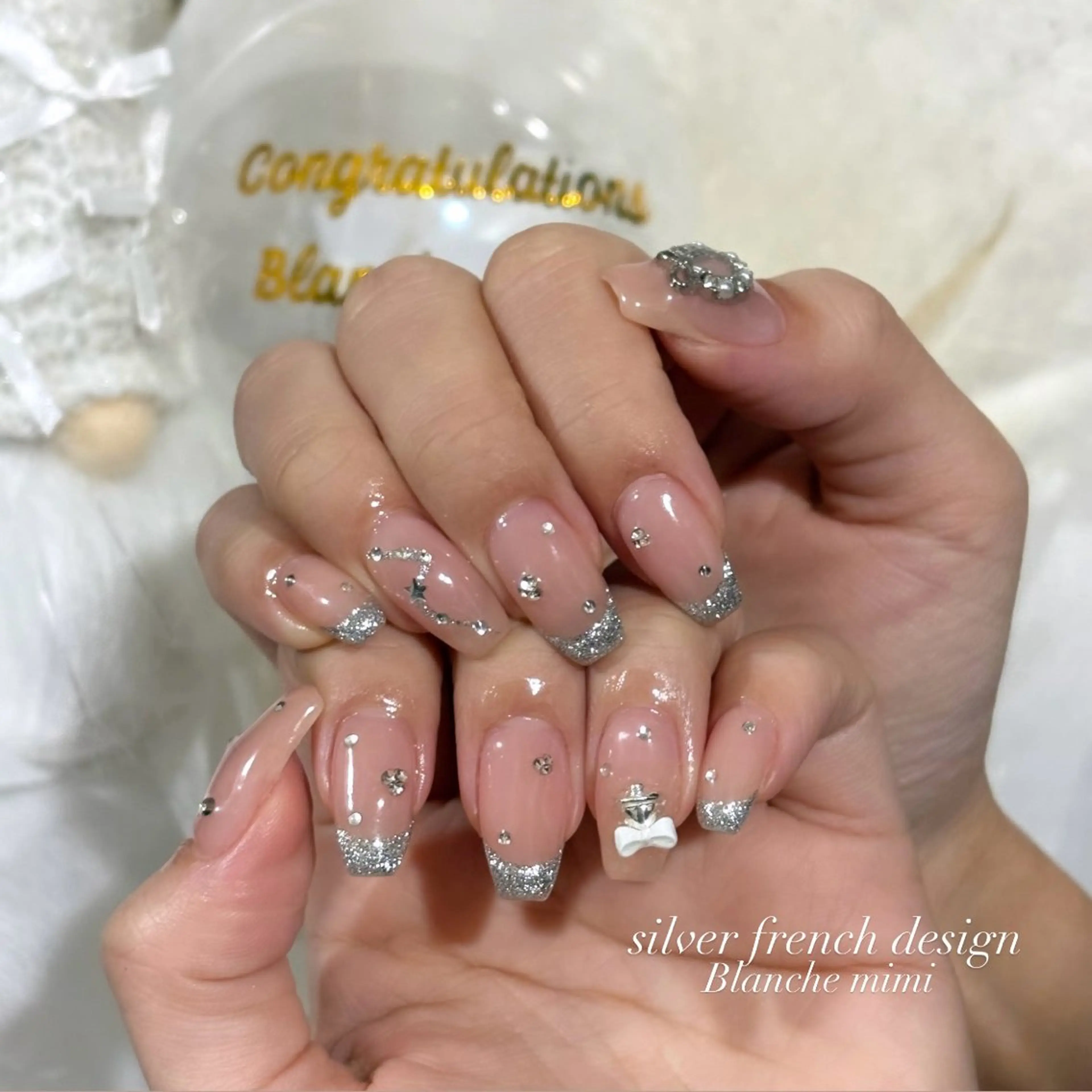 ネイル ハンドネイル Blanche mimi.u_aのネイルデザイン
