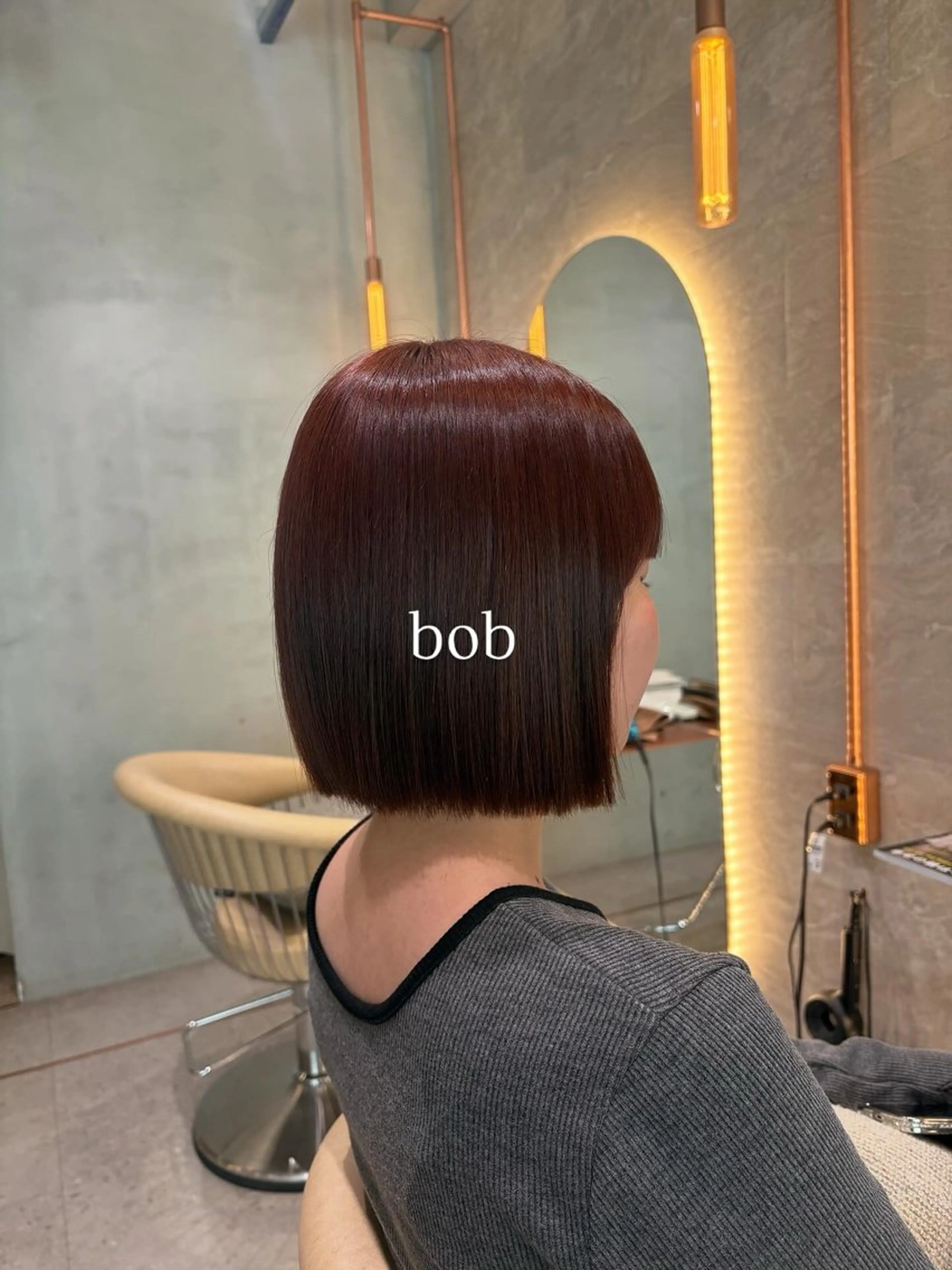 ショート ボブ ヘアカラー トリートメント 顔周りレイヤーカット /髪質改善/ゆう🤍のヘアスタイル