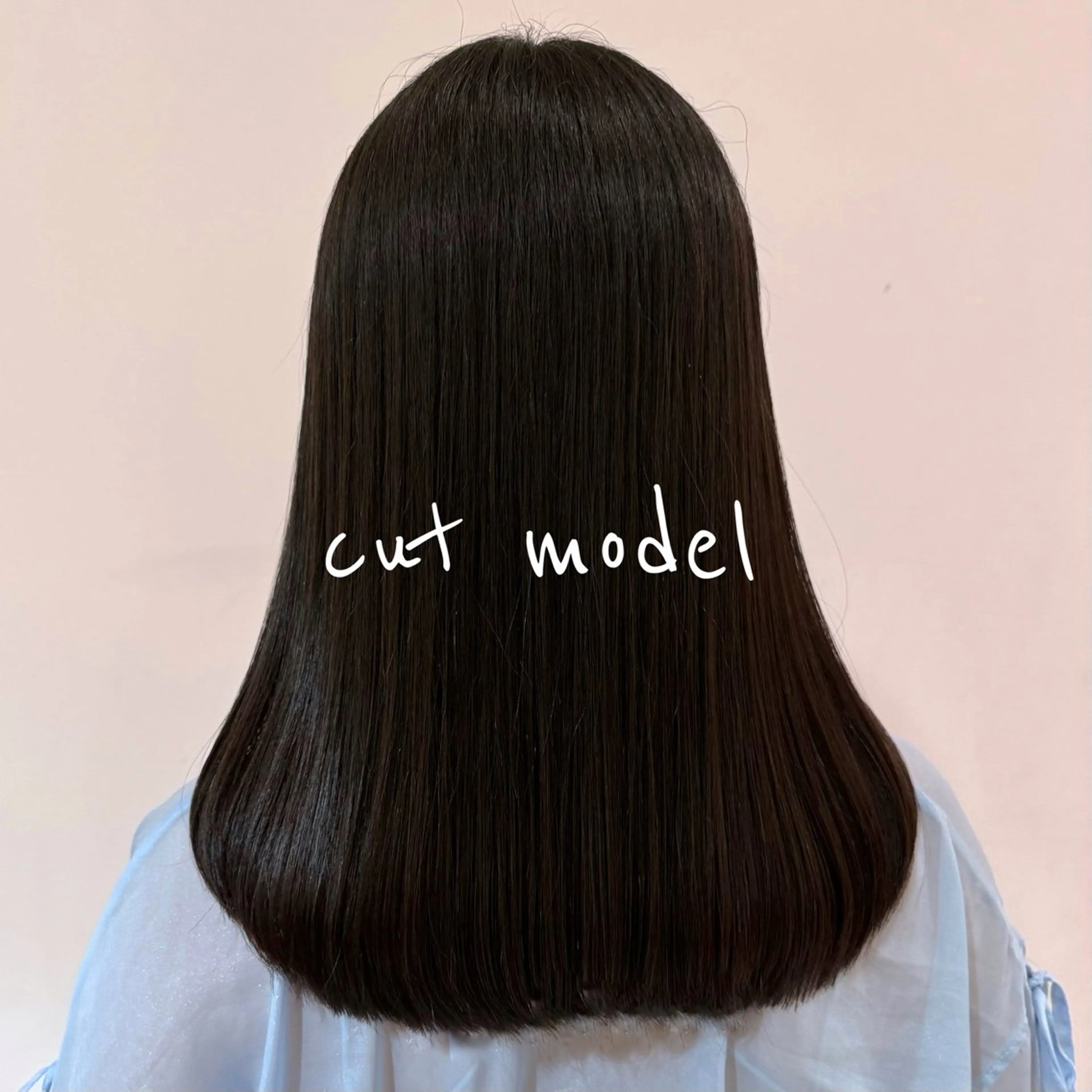 セミロング ★韓国トレンドカット ★むなかたももかのヘアスタイル