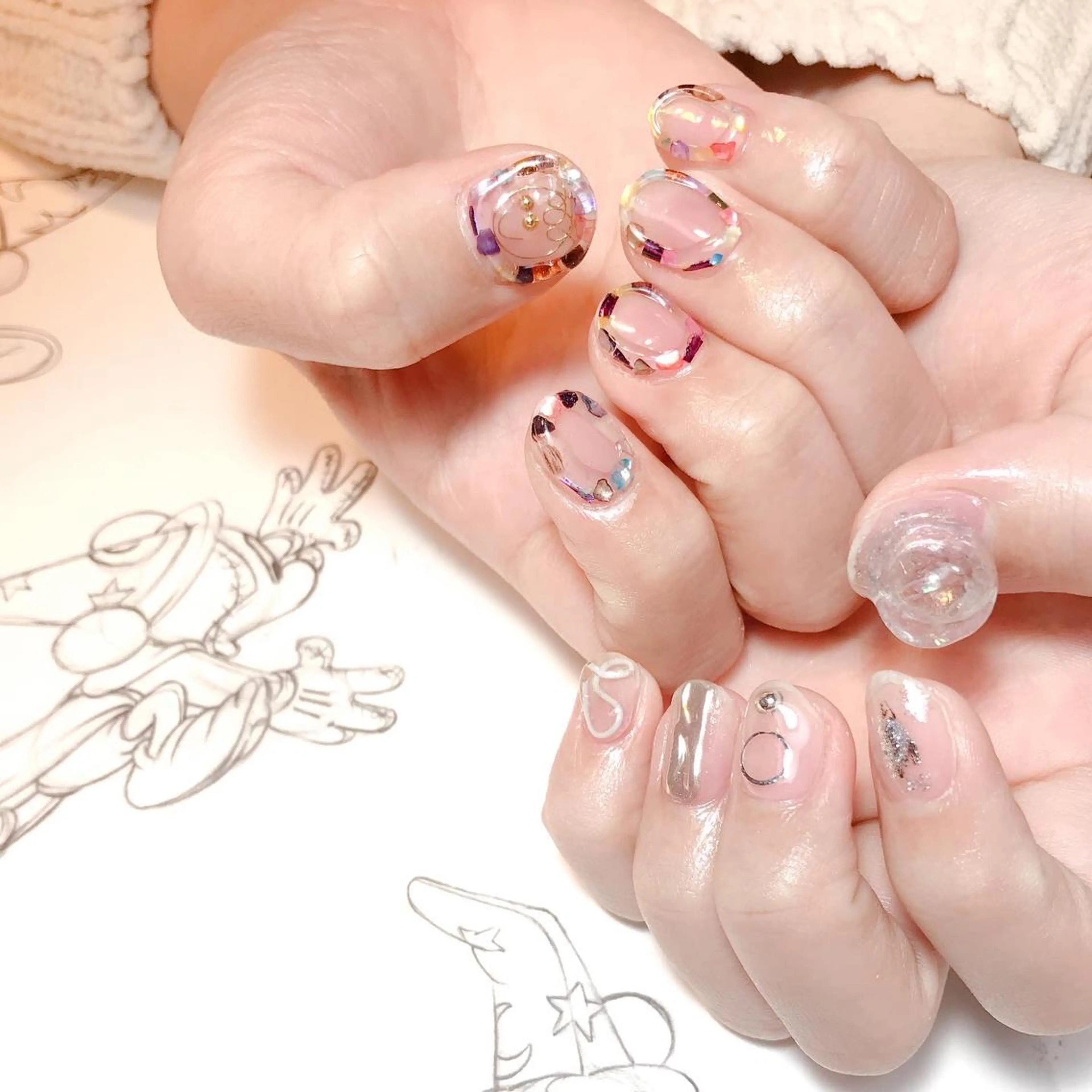 ネイル クリアネイル owlnail /持込みデザイン専門のネイルデザイン
