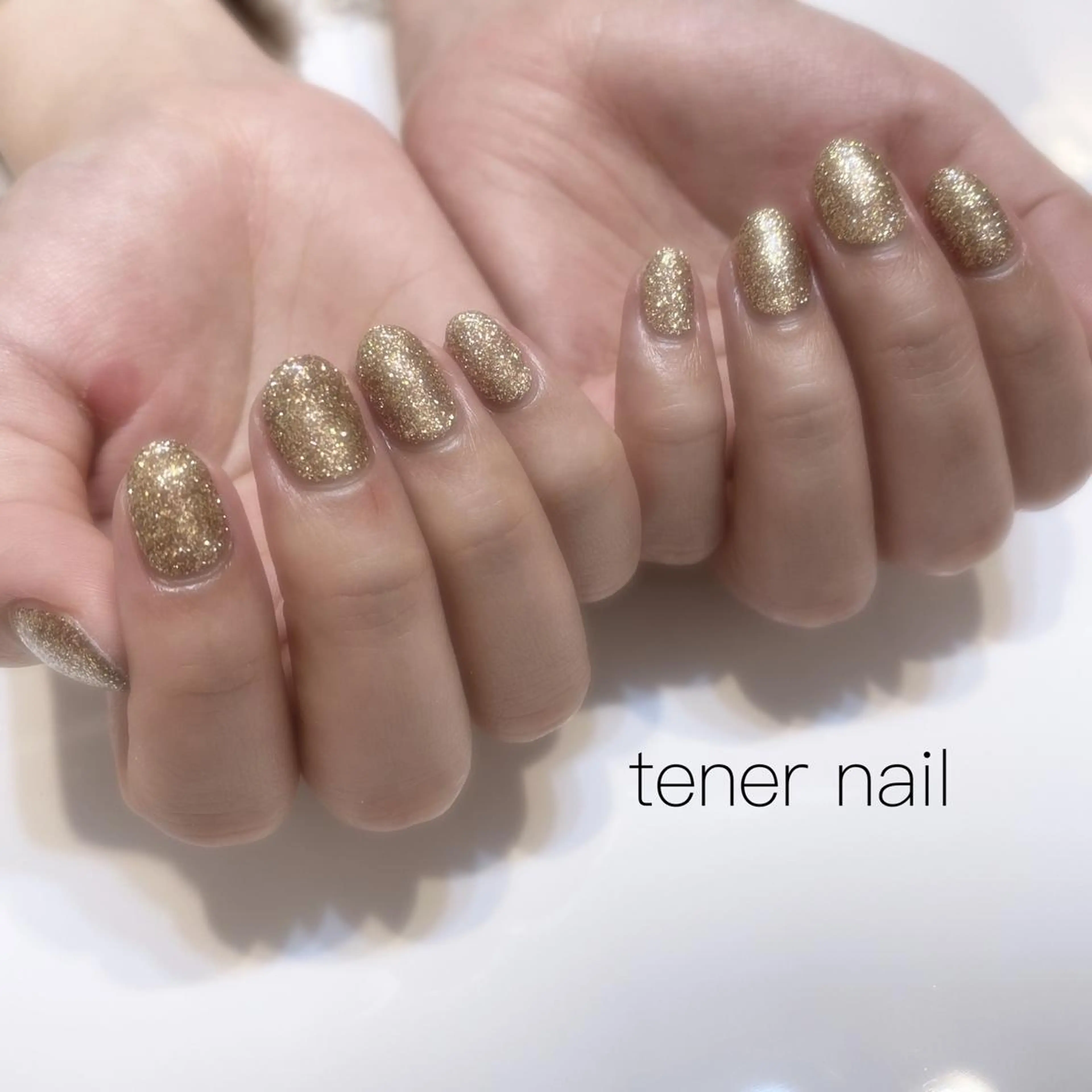 ネイル ラメ(グリッター) ワンカラーネイル テネルネイル tener nailのネイルデザイン