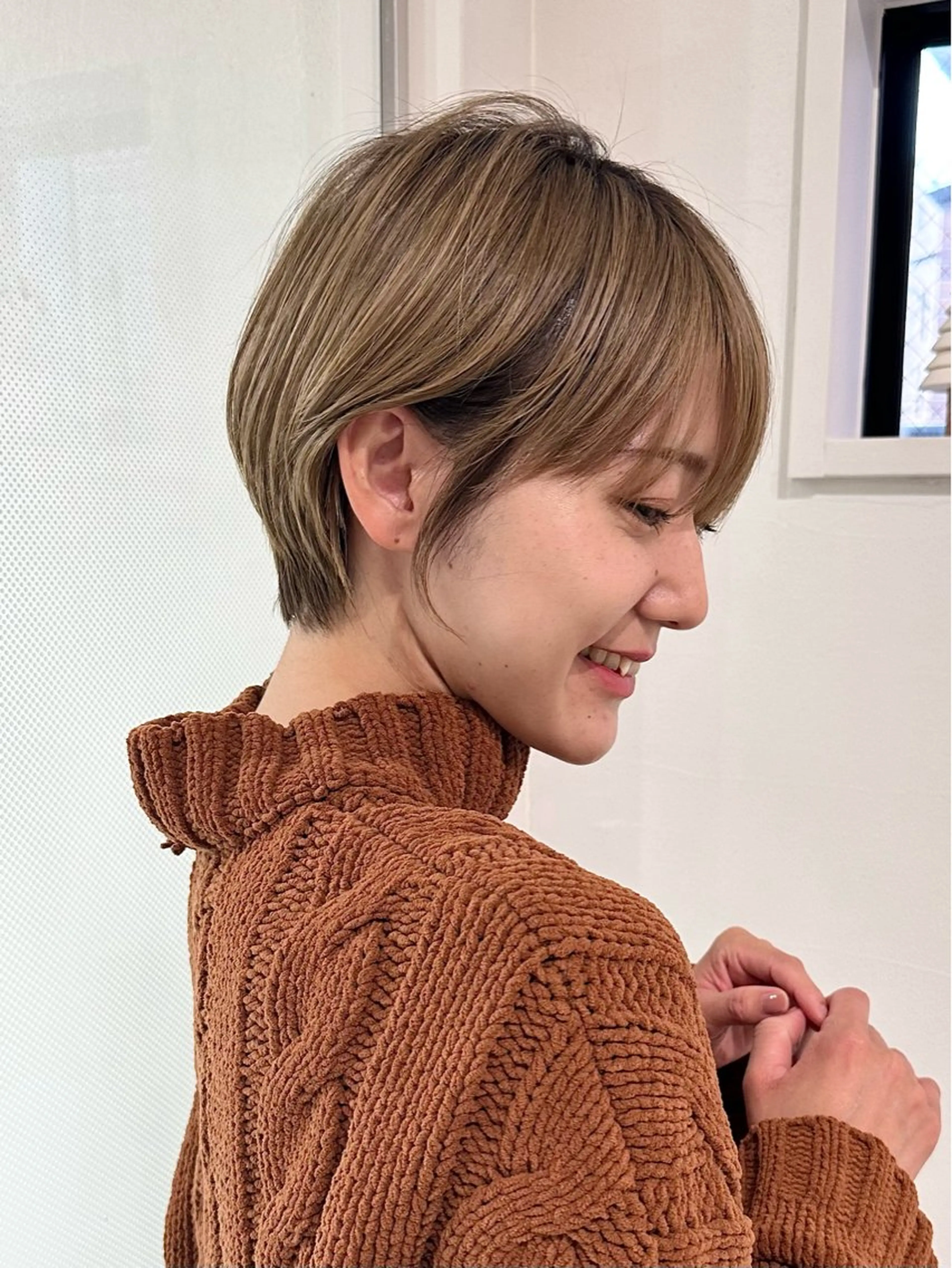 ショート ショートヘア カット ヘアカラー トリートメント ヘッドスパ taiga レイヤー /髪質改善/矯正🌈のヘアスタイル