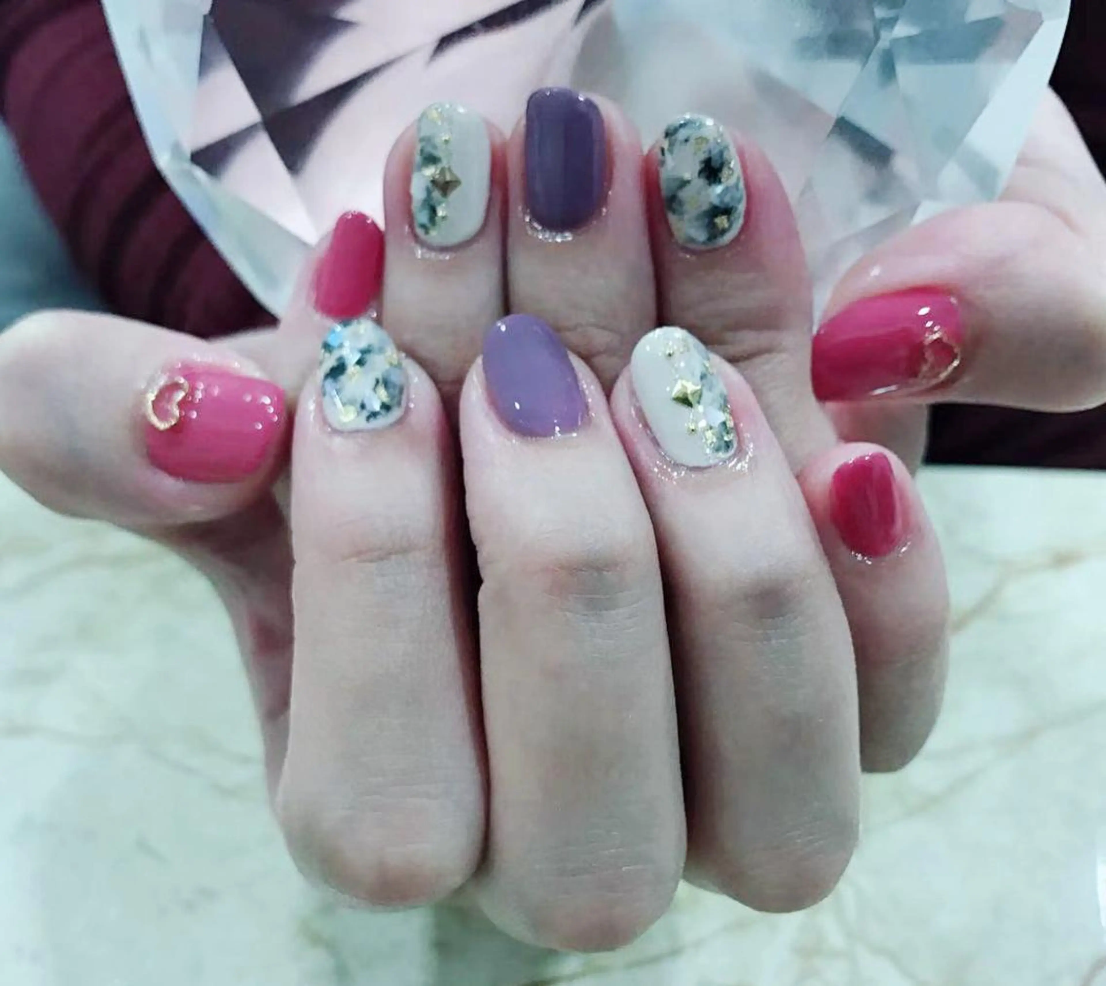 ネイル AB マツエクネイルサロンのネイルデザイン