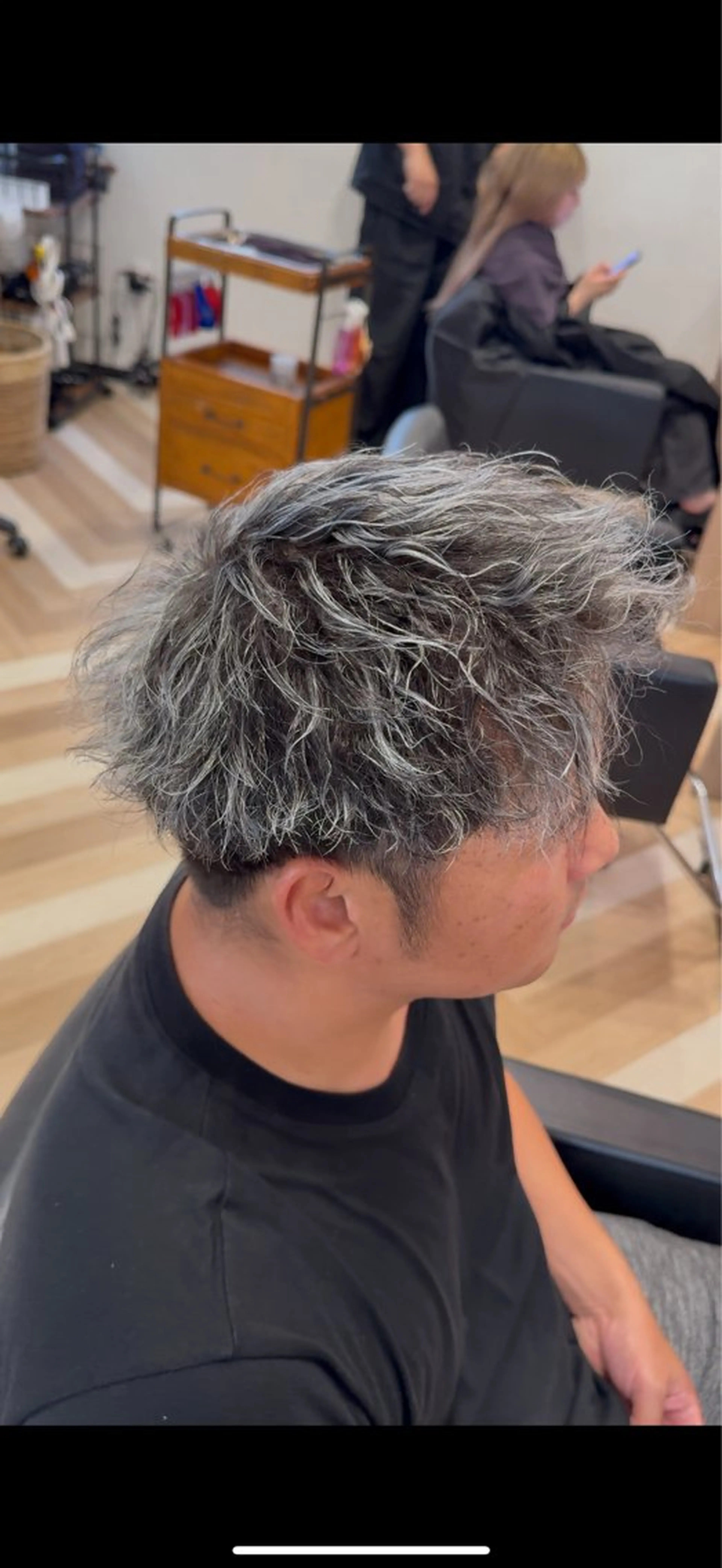 ハイライトメッシュ(メンズ)の写真