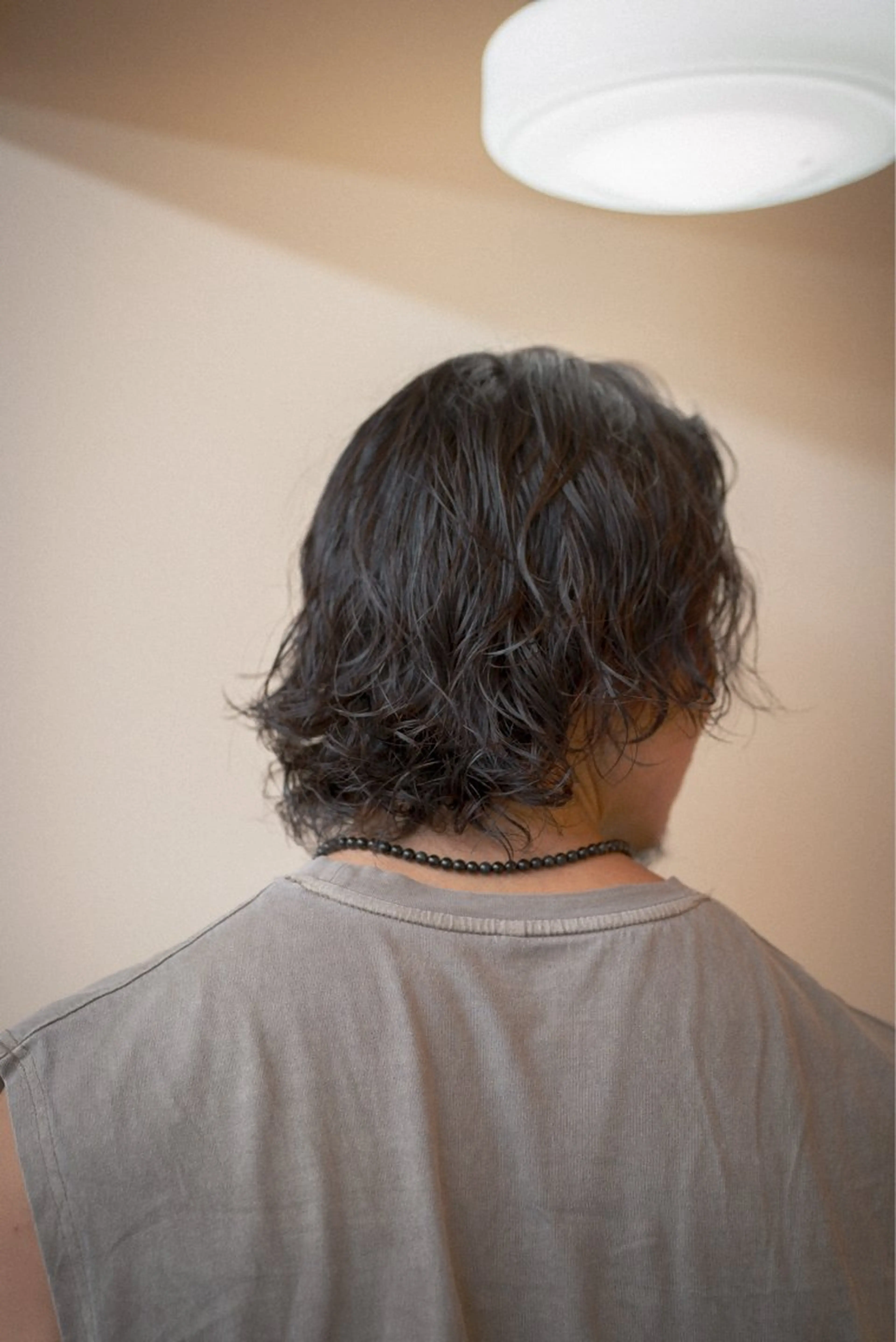 セミロング カラー パーマ メンズ メンズパーマ セミロングパーマ カット パーマ 🔗メンズサロン🔗 Kieのヘアスタイル