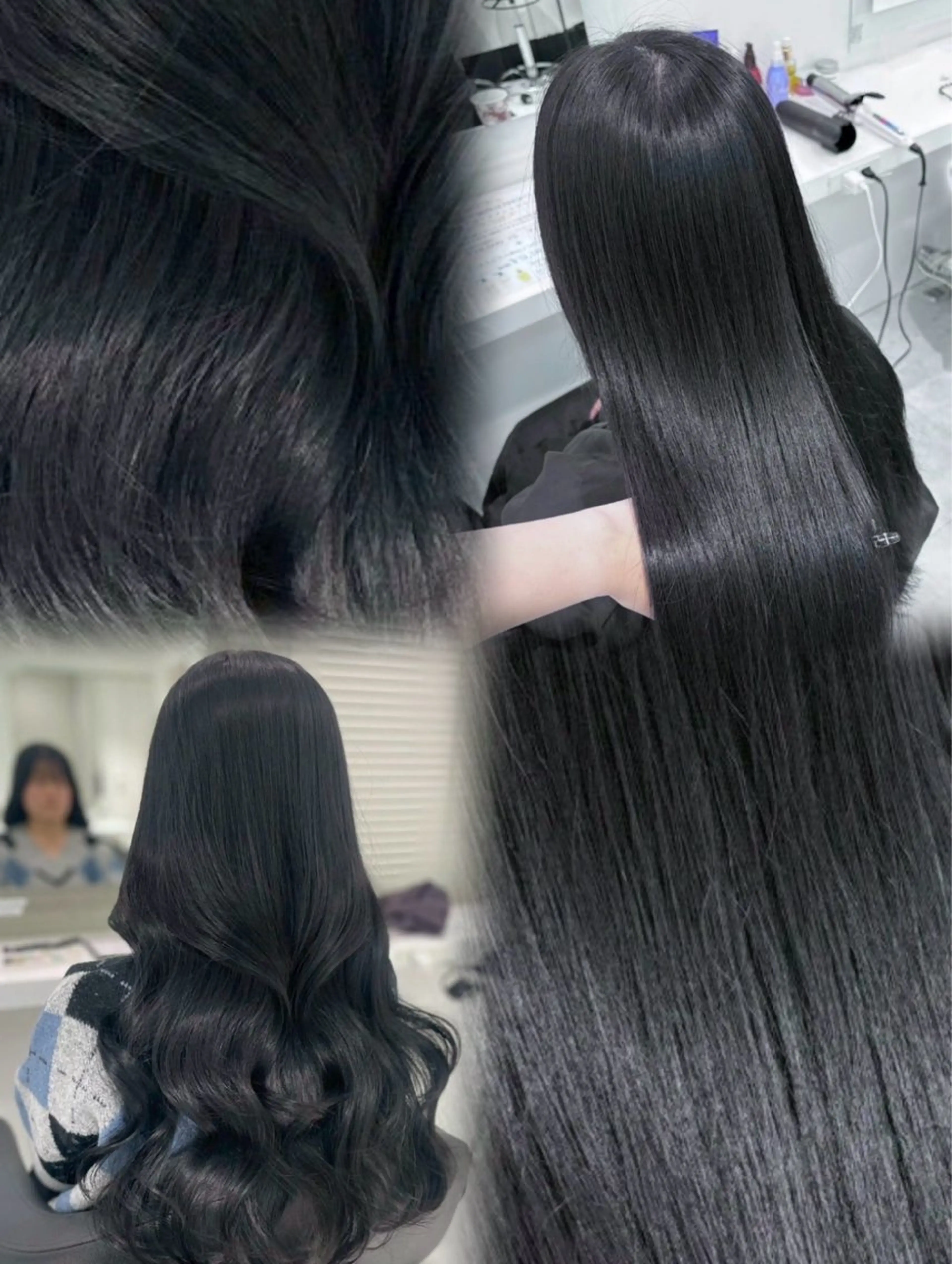 ロング カラー ヘアカラー 透明感/うる艶カラー /RARAKA🤍のヘアスタイル