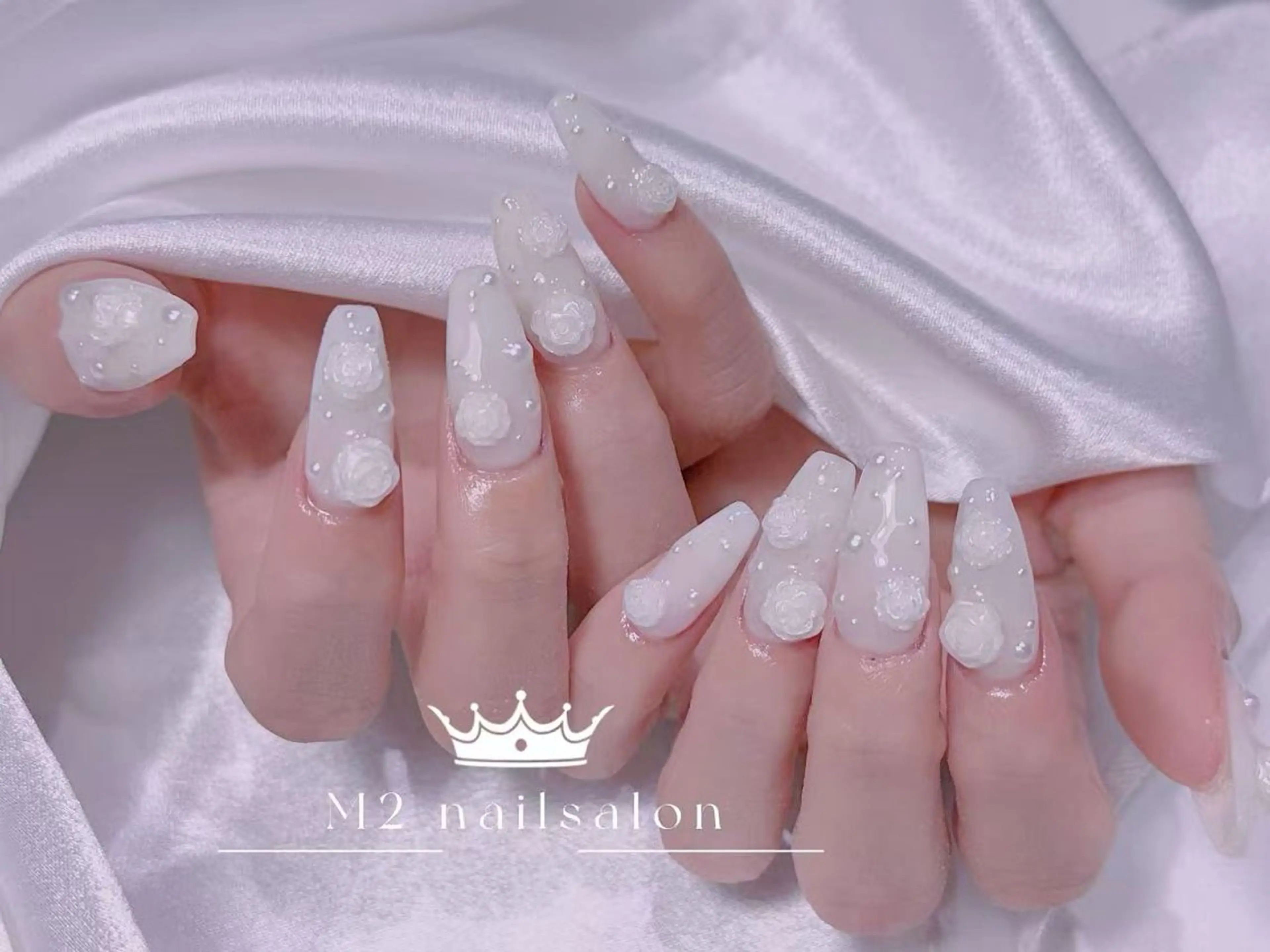 ネイル ジェルネイル マグネットネイル パラジェル バレンタイン ワンホンネイル ハンドネイル エムズ ハヤシのネイルデザイン