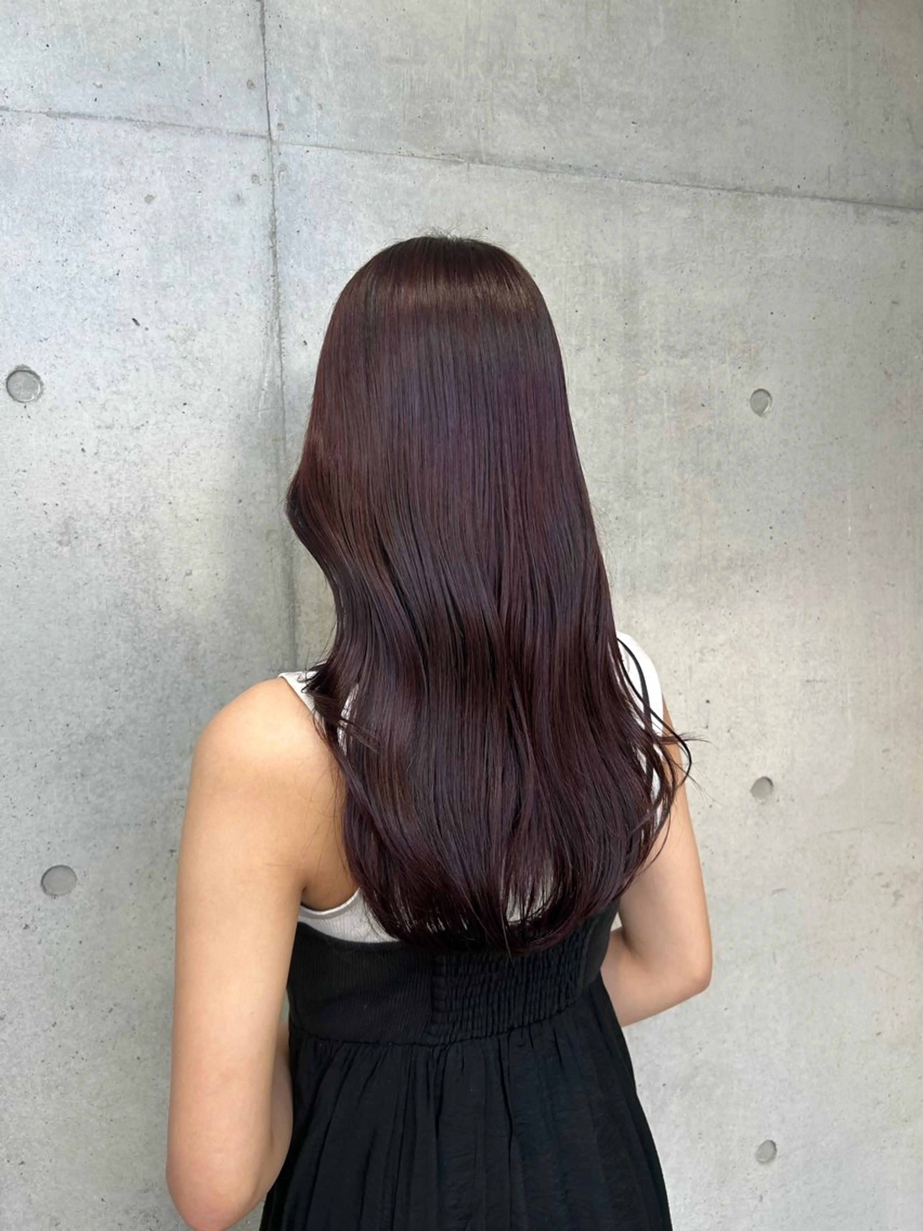 ロング カラー ヘアアレンジ カット ヘアカラー トリートメント ボブ艶モテカラー🫧 カリンのヘアスタイル
