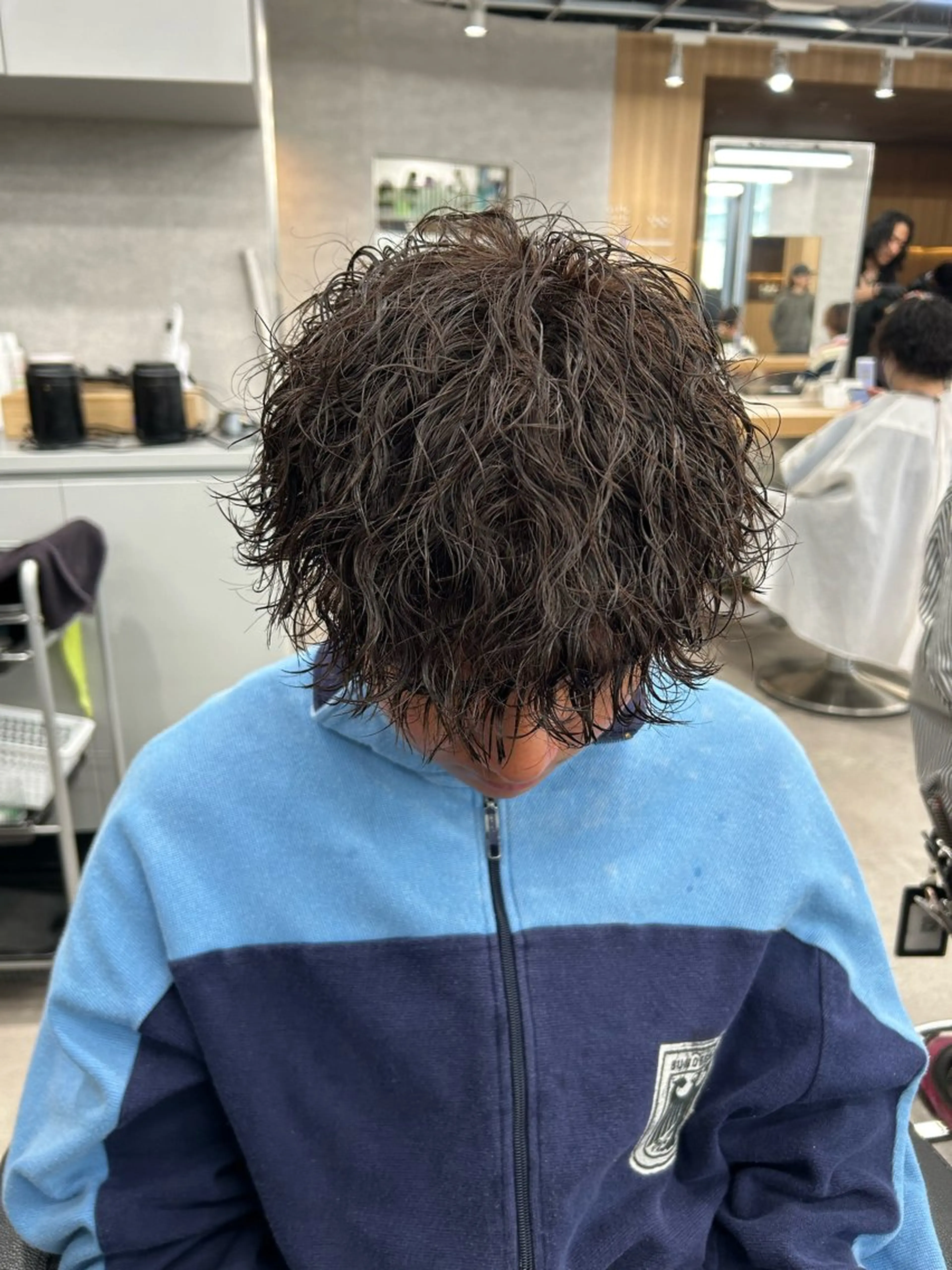 パーマ メンズ カット パーマ トリートメント ヘッドスパ ヘアセット イケメン製造機 🔥上原沙羅🔥のヘアスタイル