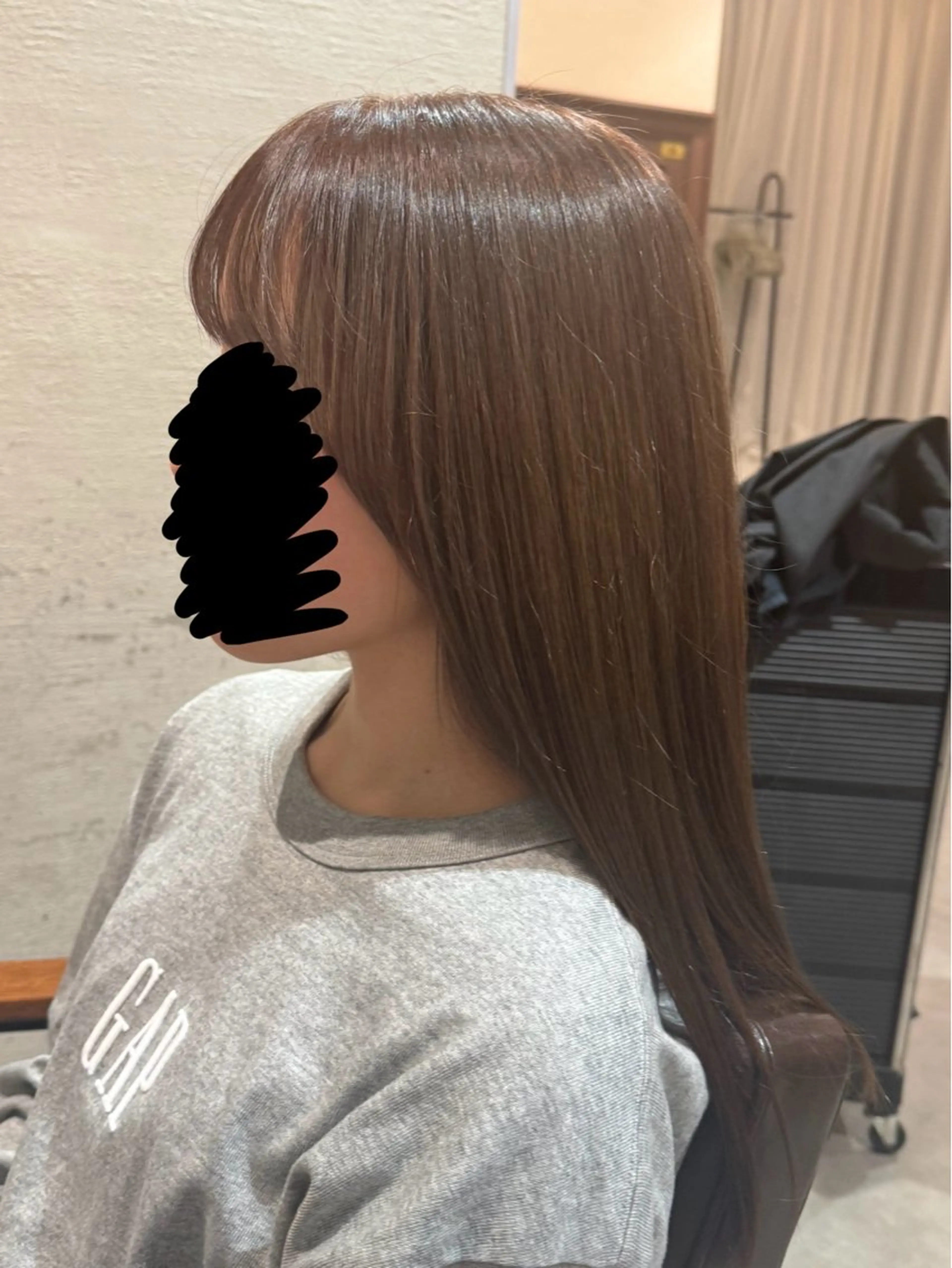 ロング カラー 透明感カラー トリートメント 大月 景悟のヘアスタイル