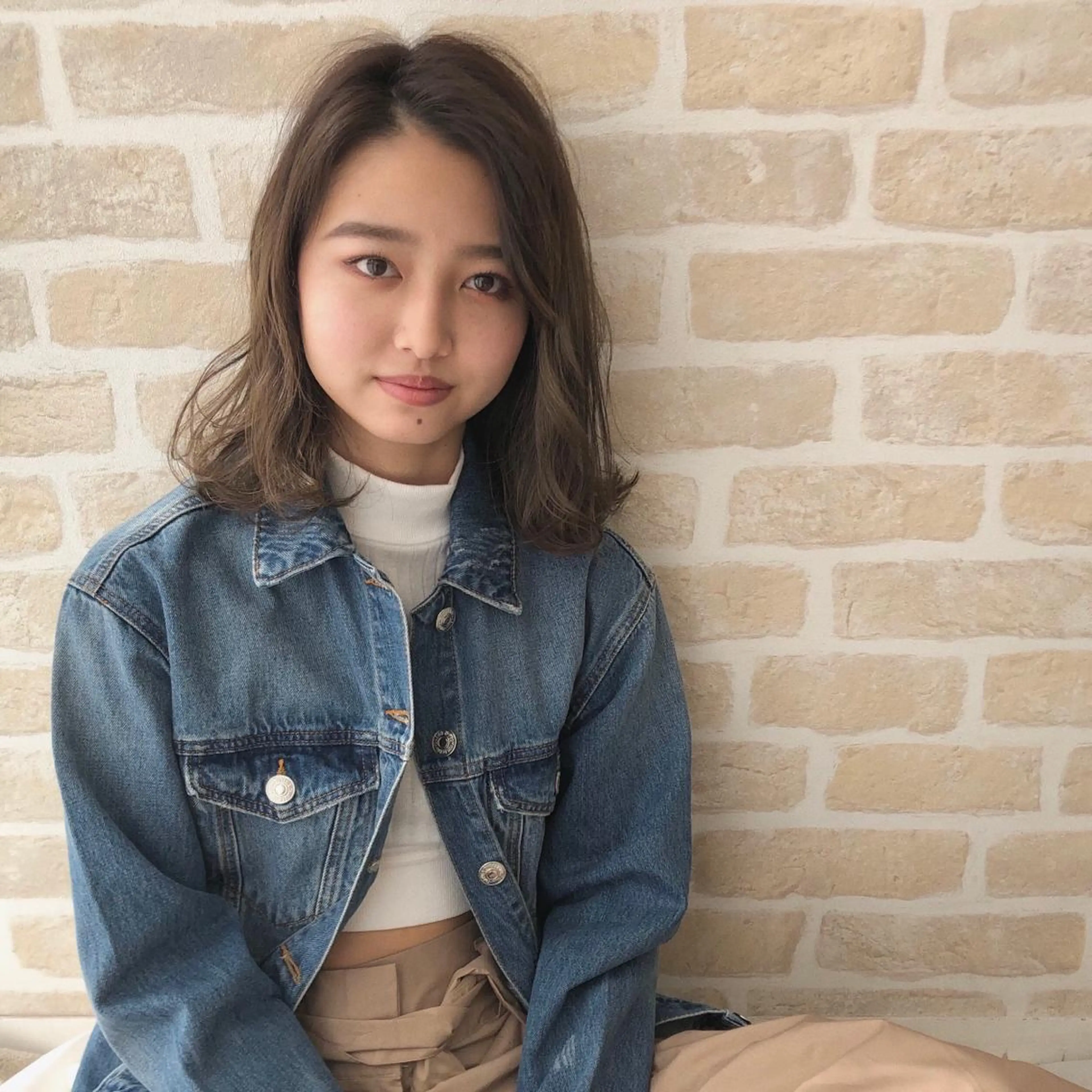 ミディアム 冨木 雄斗のヘアスタイル