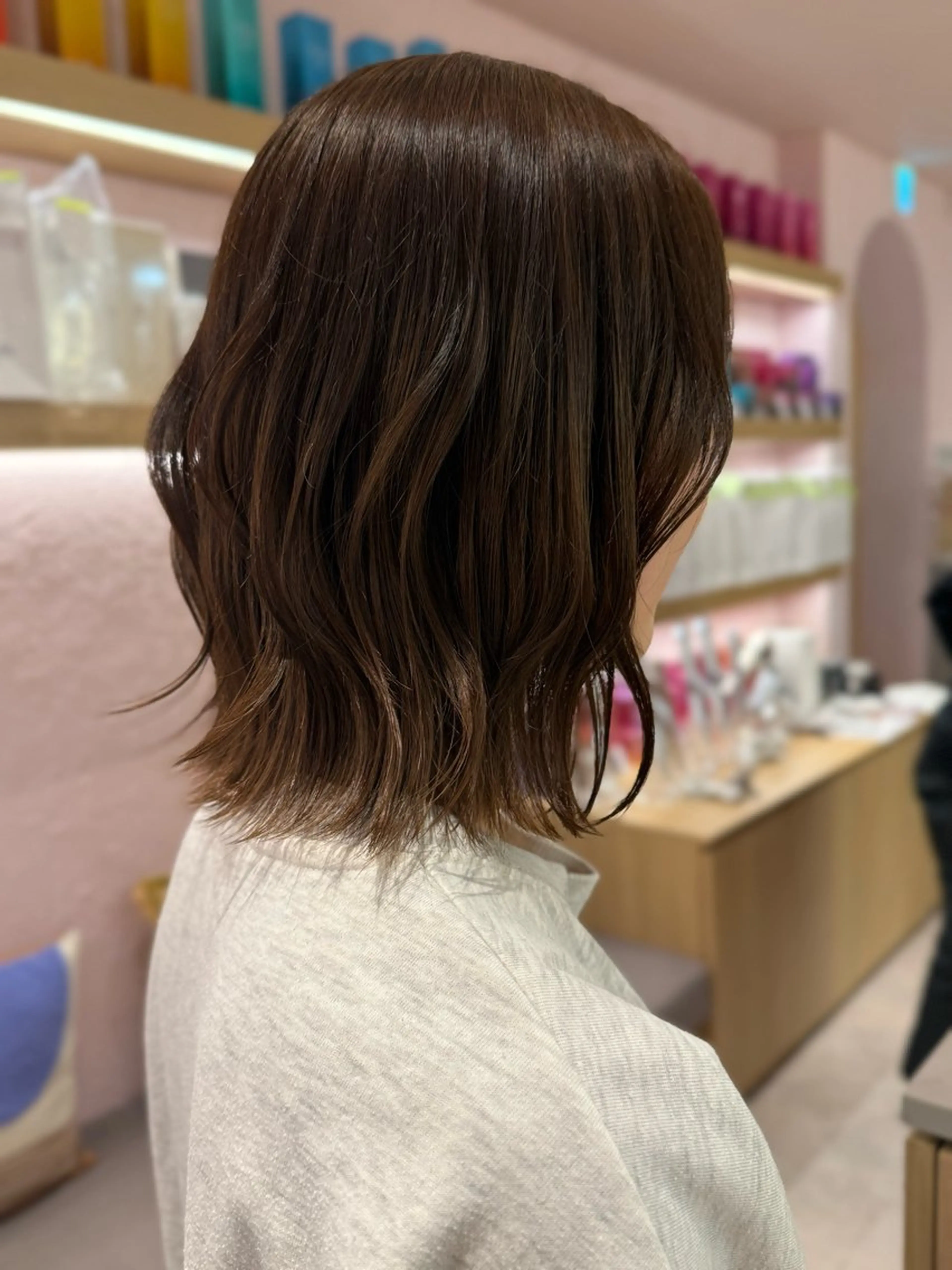 ミディアム ヘアカラー merc.☘️平岩 那月のヘアスタイル