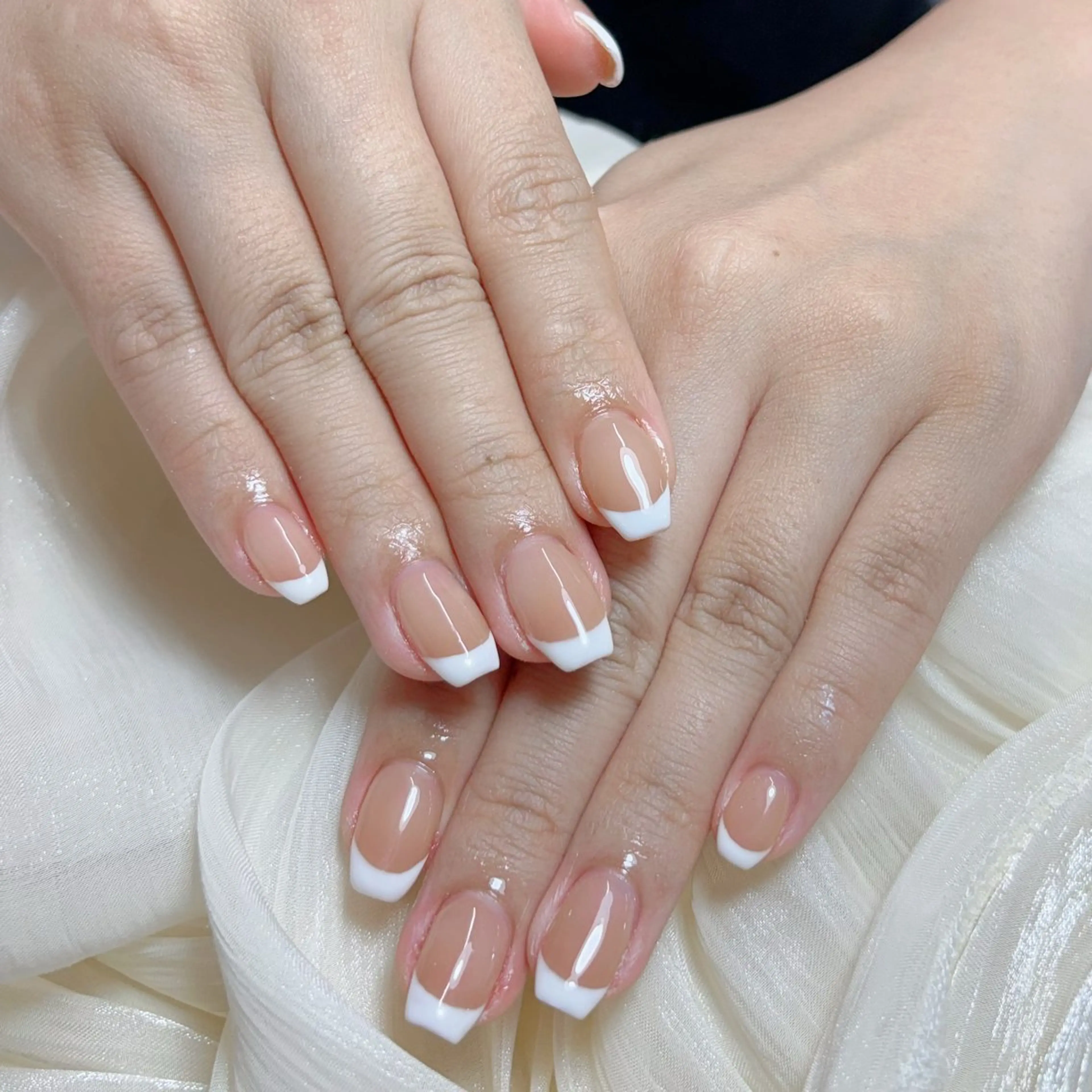 ネイル ハンドネイル 🎀kira 長さだし💗モチ最高のネイルデザイン