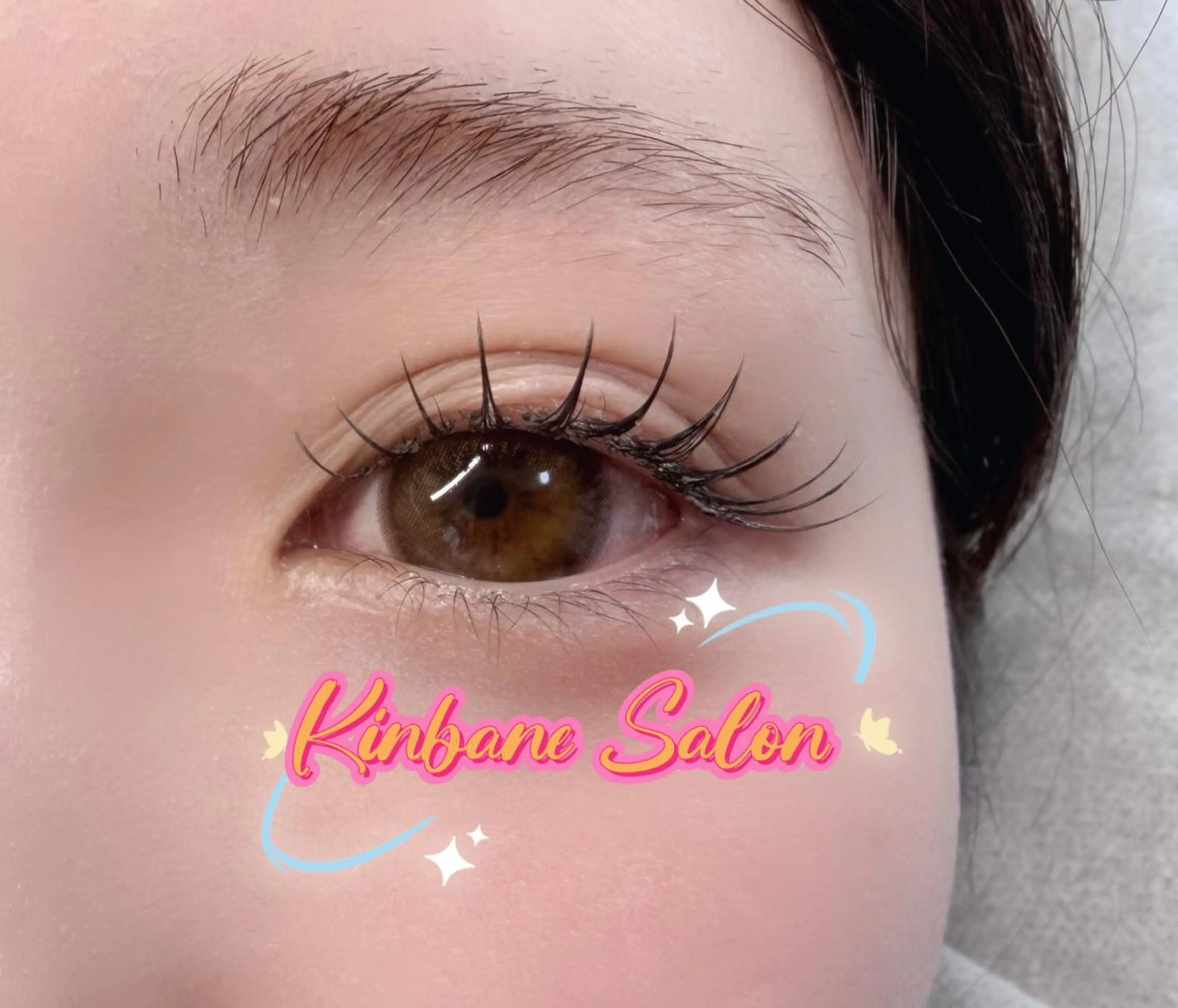 マツエク・マツパ 韓国風マツエク パリジェンヌラッシュリフト まつげパーマ 下まつげエクステ 一重×まつ毛パーマ マツエク 高田 玲奈のマツエク・マツパデザイン