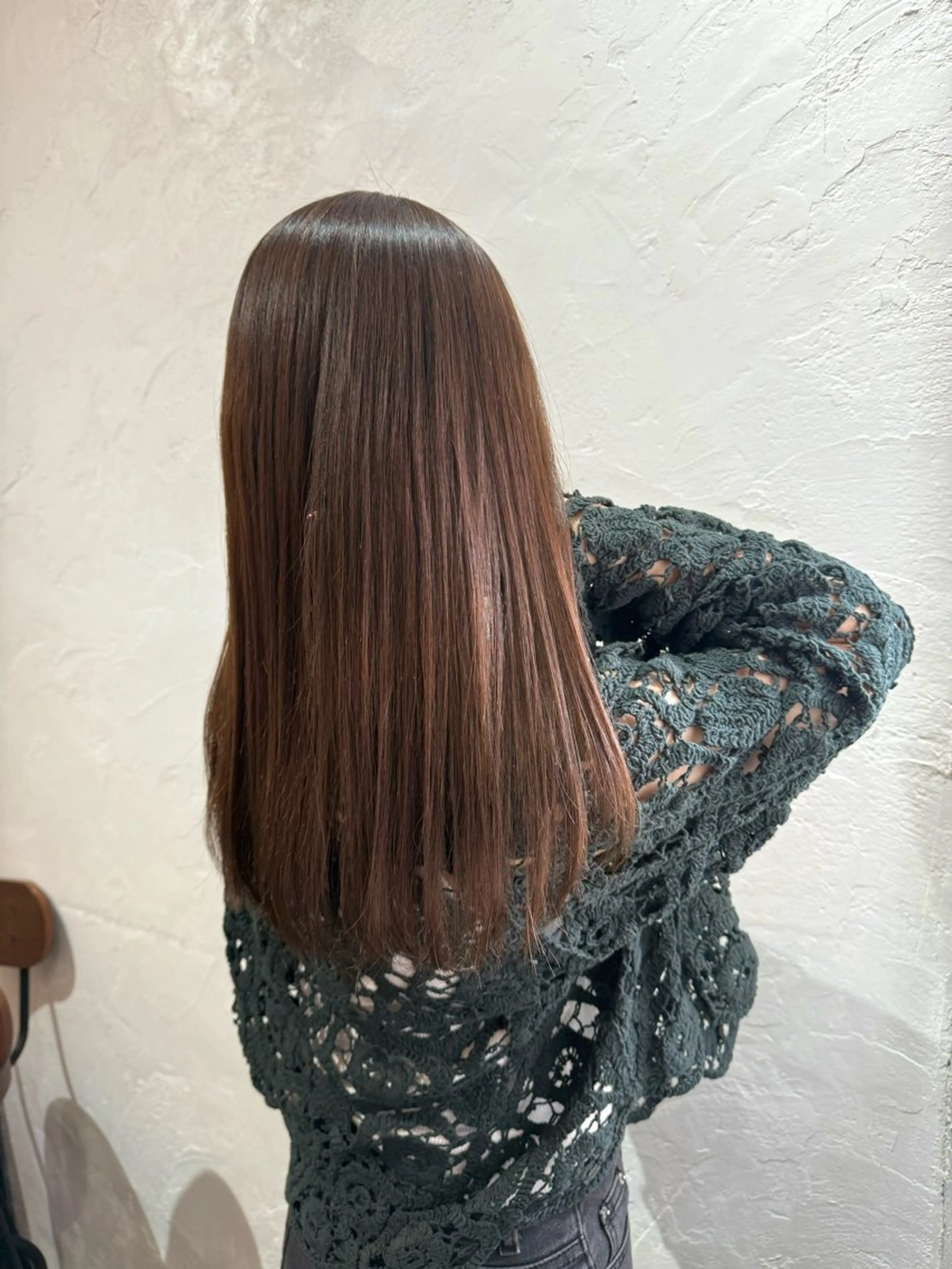 カット＋縮毛矯正【柔らかい縮毛矯正で、真っ直ぐなりすぎず自然なストレートへ🌟】の写真