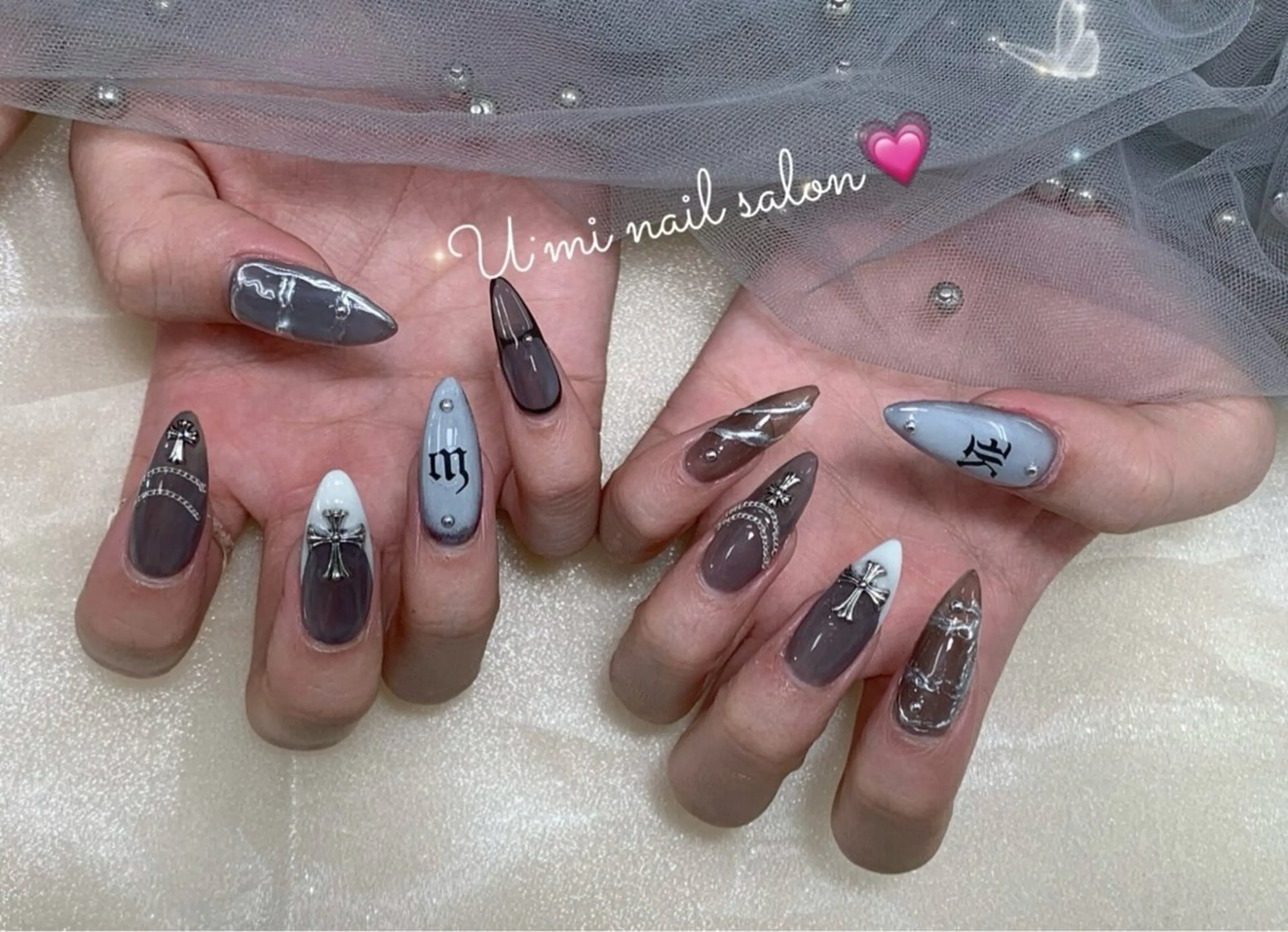 ネイル 長さ出し 持ち込み U·Mi nail salon所属・U·MI 上野御徒町店のネイルデザイン