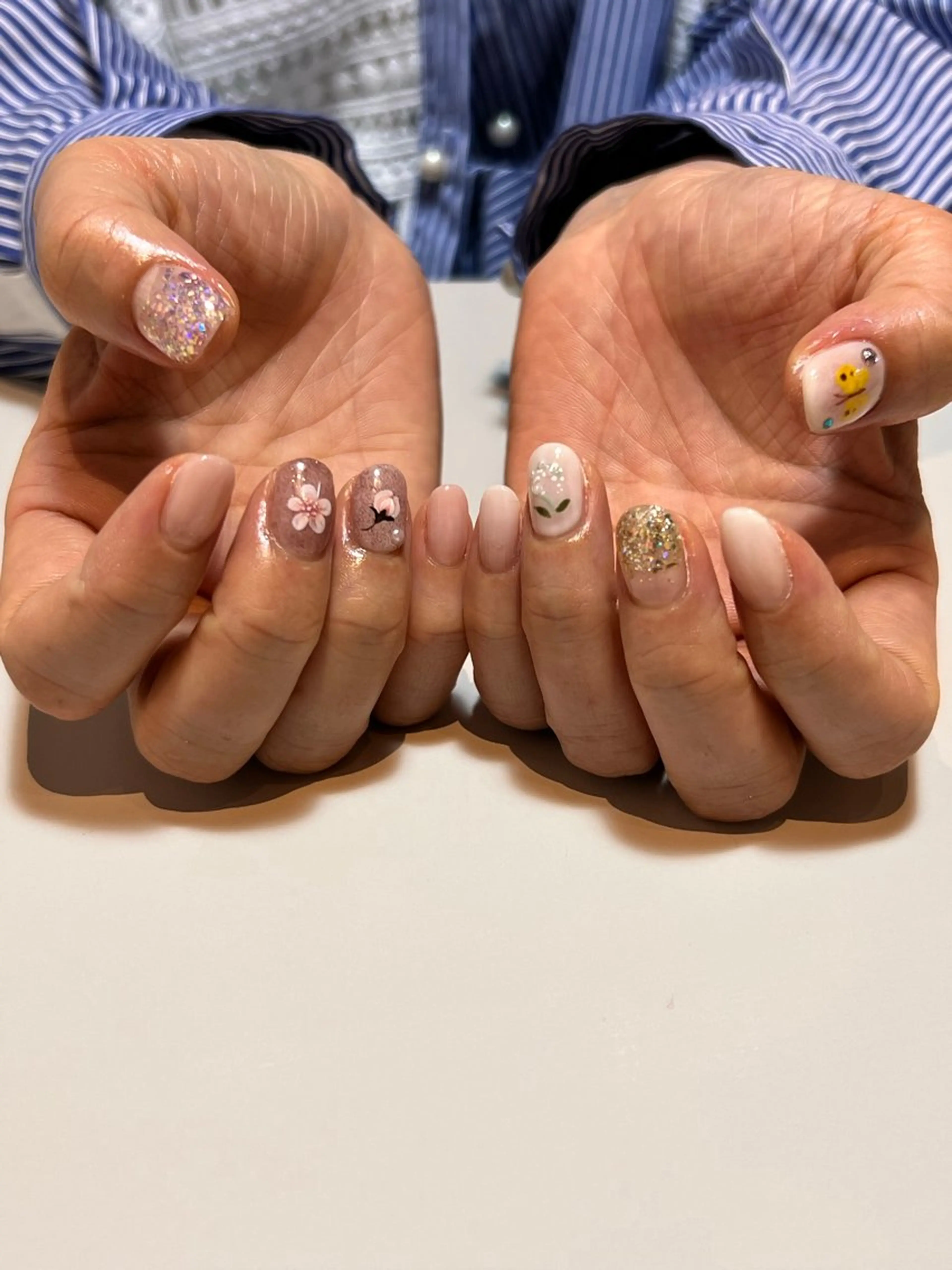 ネイル 春ネイル ハンドネイル FIORITURA Maikoのネイルデザイン