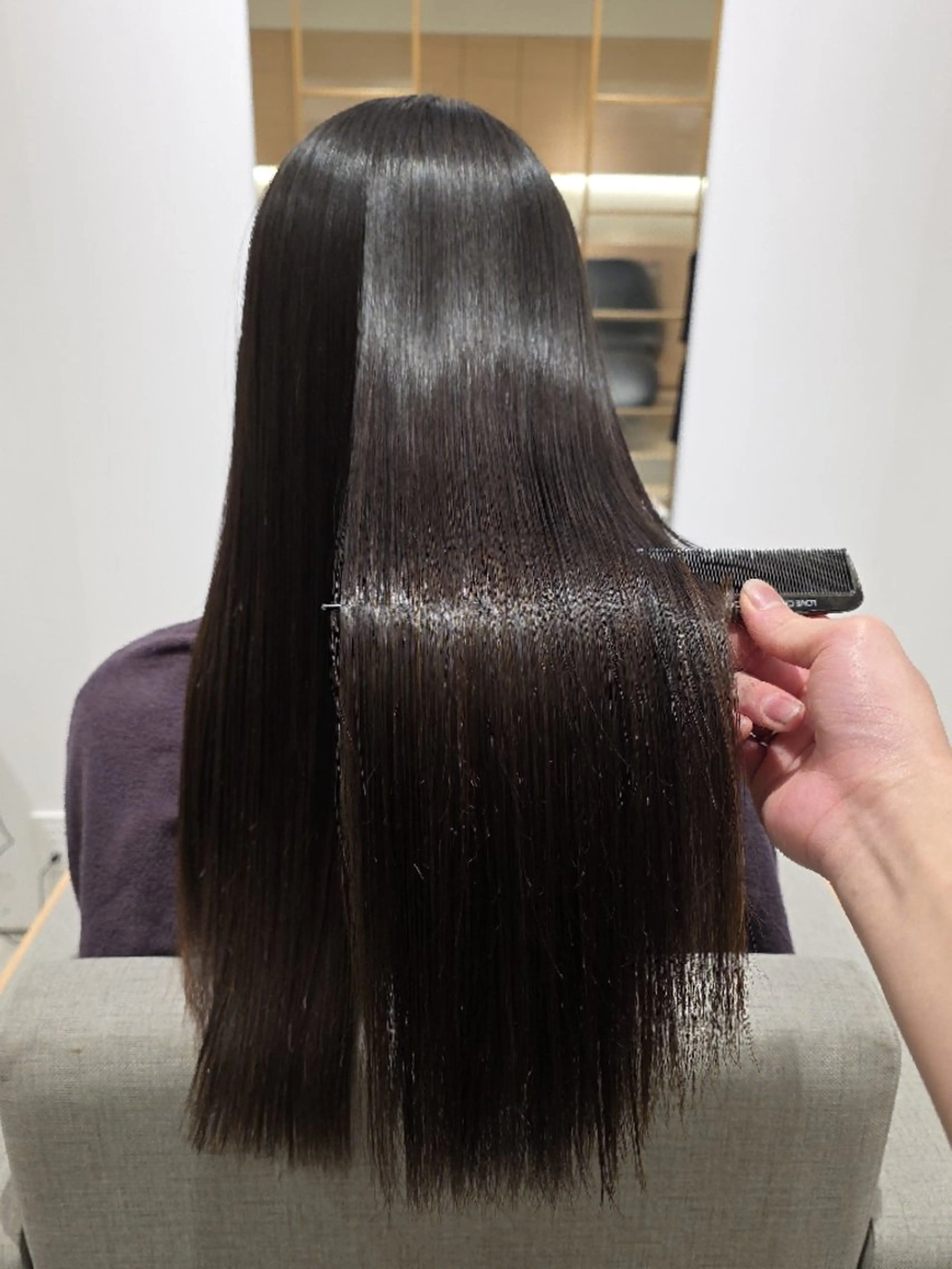 ロング 縮毛矯正 トリートメント ✂髪質改善ストレート NO.1 深澤 颯斗のヘアスタイル