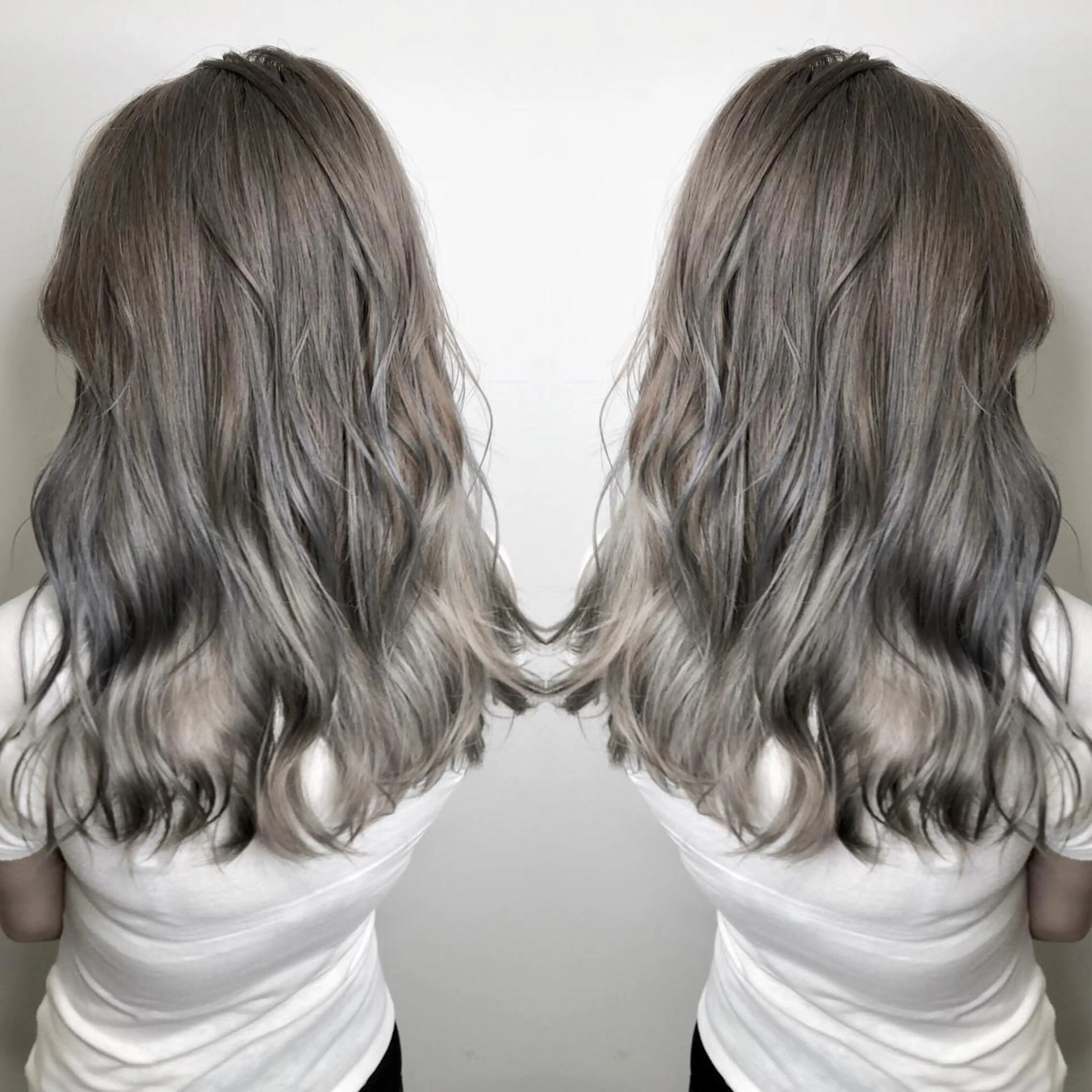 セミロング カラー ヘアアレンジ 髪質改善 MAKIのヘアスタイル