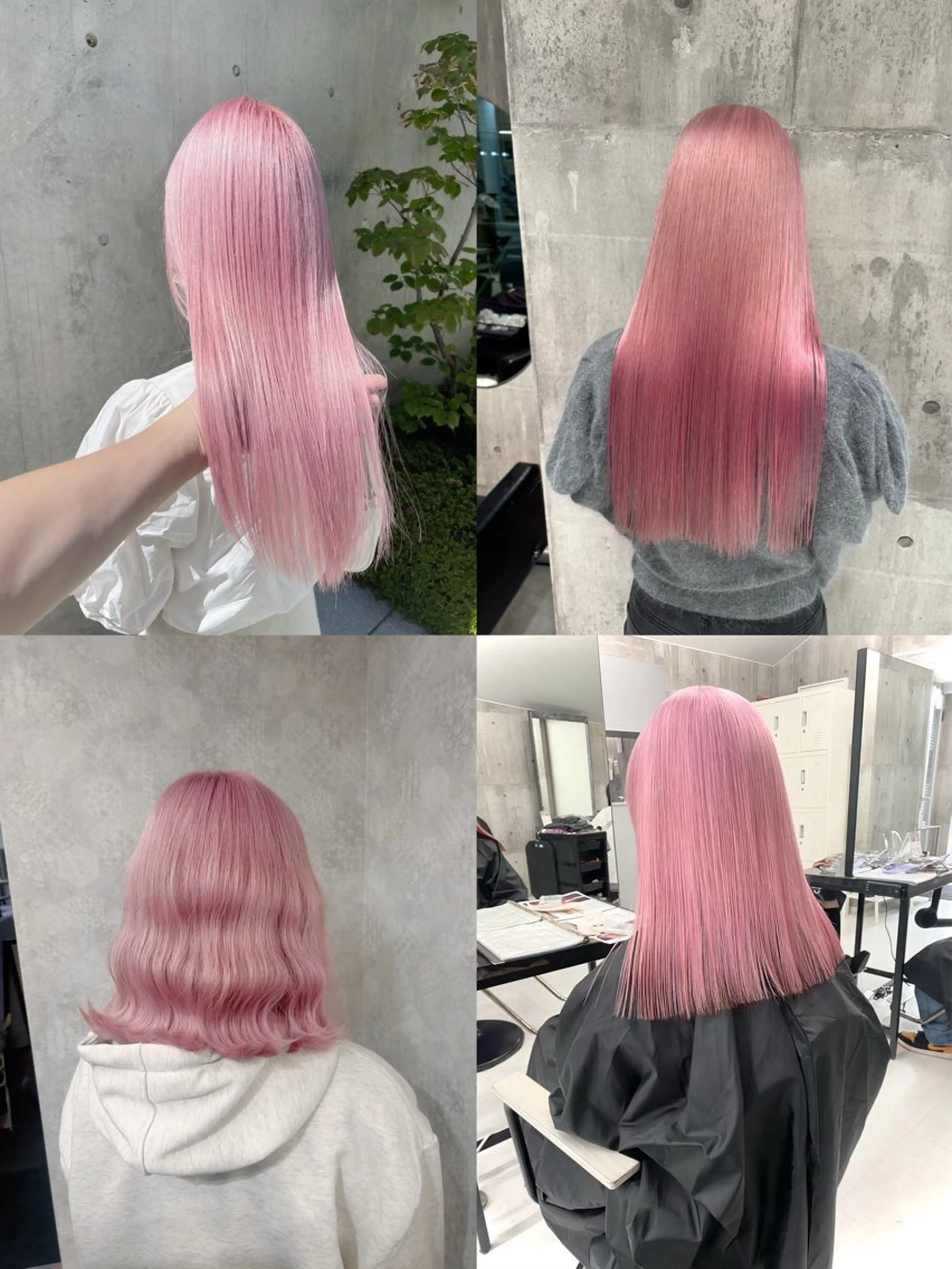 【ブリーチあり👱🏻‍♀️】ブリーチ+カラー+ KERASTASEトリートメント+韓国風コテ巻き💚✧︎の写真