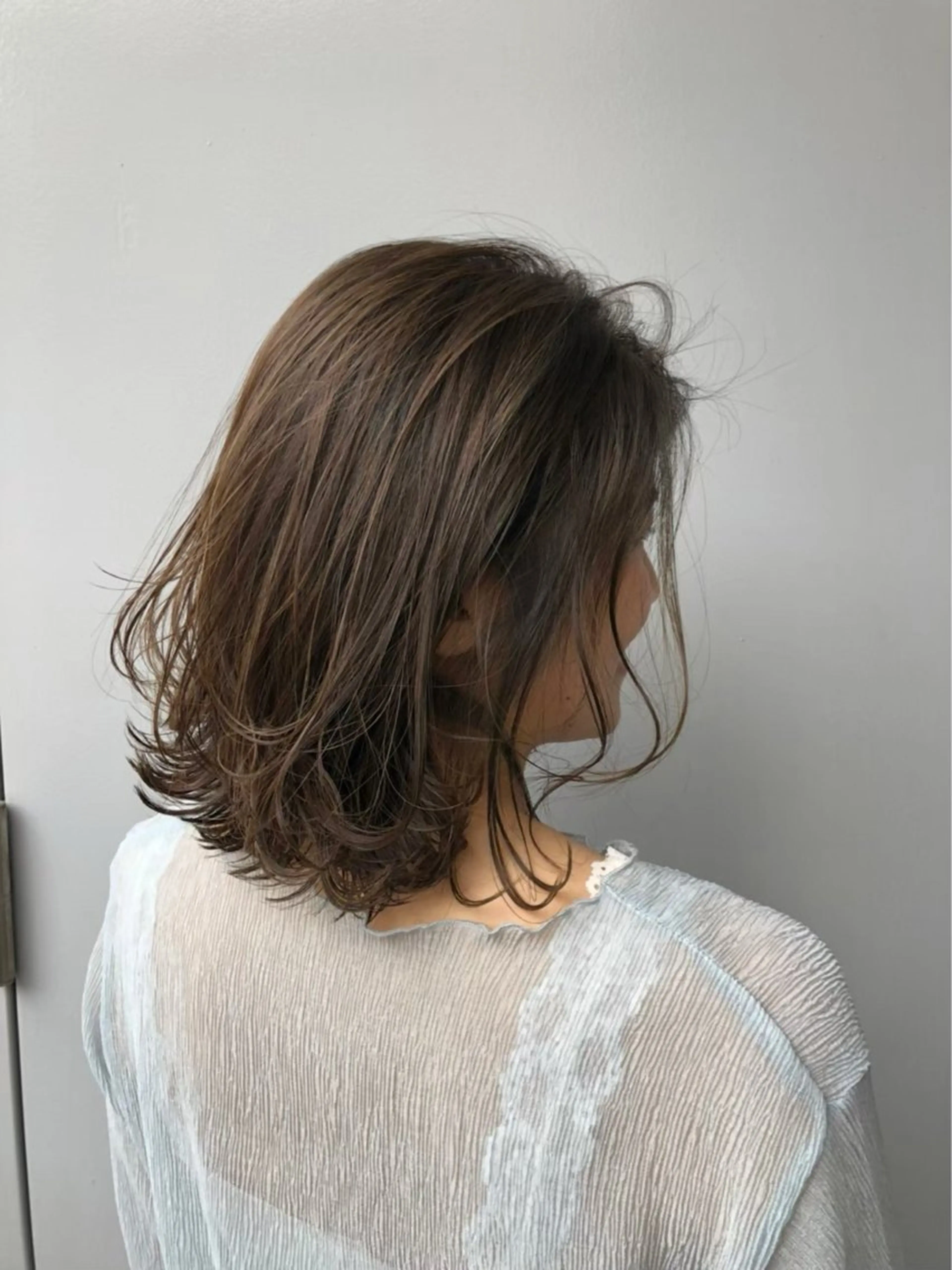 ミディアム レイヤーカット ローレイヤー Men's Rico Chihayaのヘアスタイル