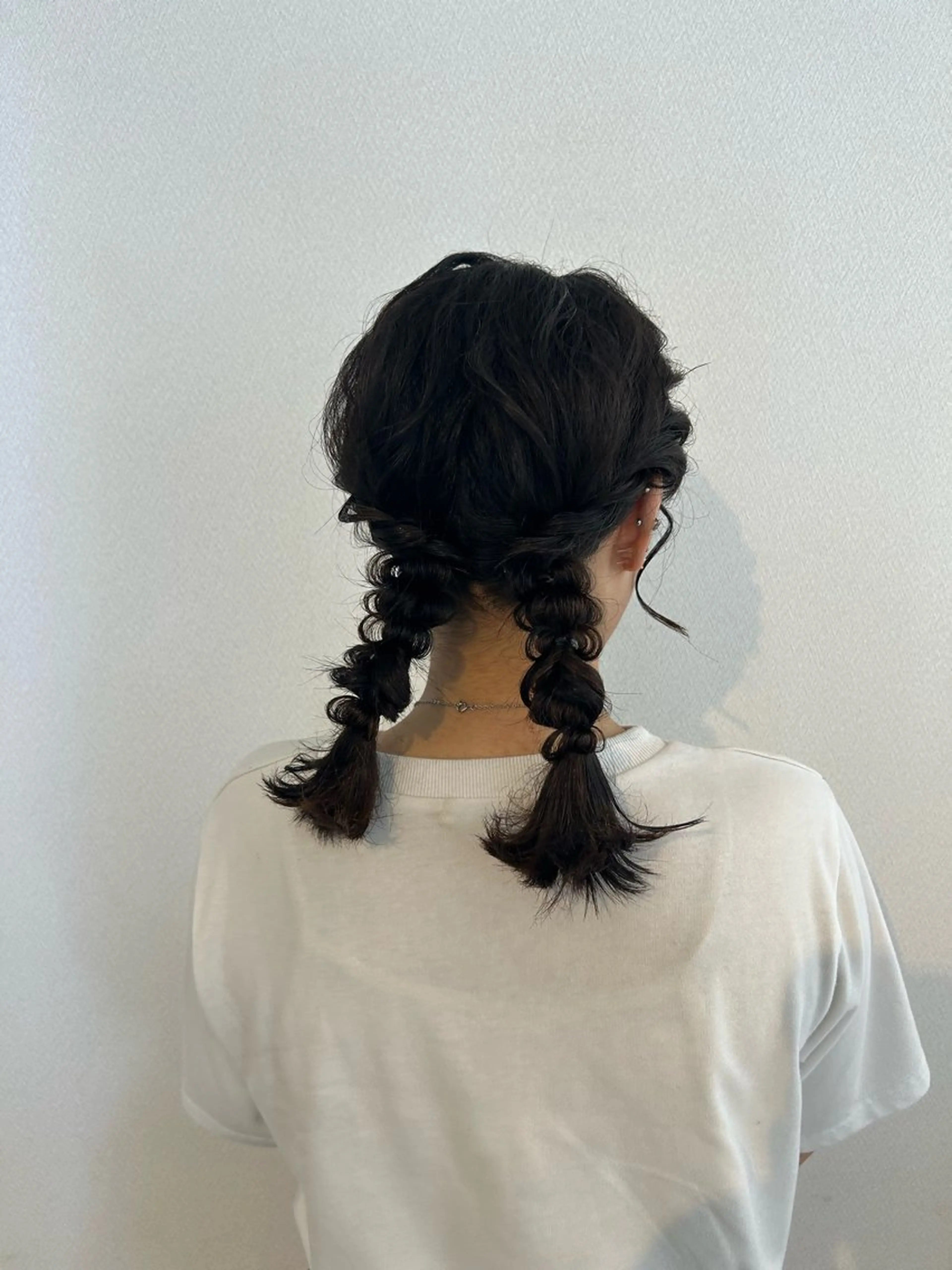 ミディアム ヘアアレンジ ヒナリ/まつ毛パーマ 無料モデル募集中☆彡のマツエク・マツパデザイン