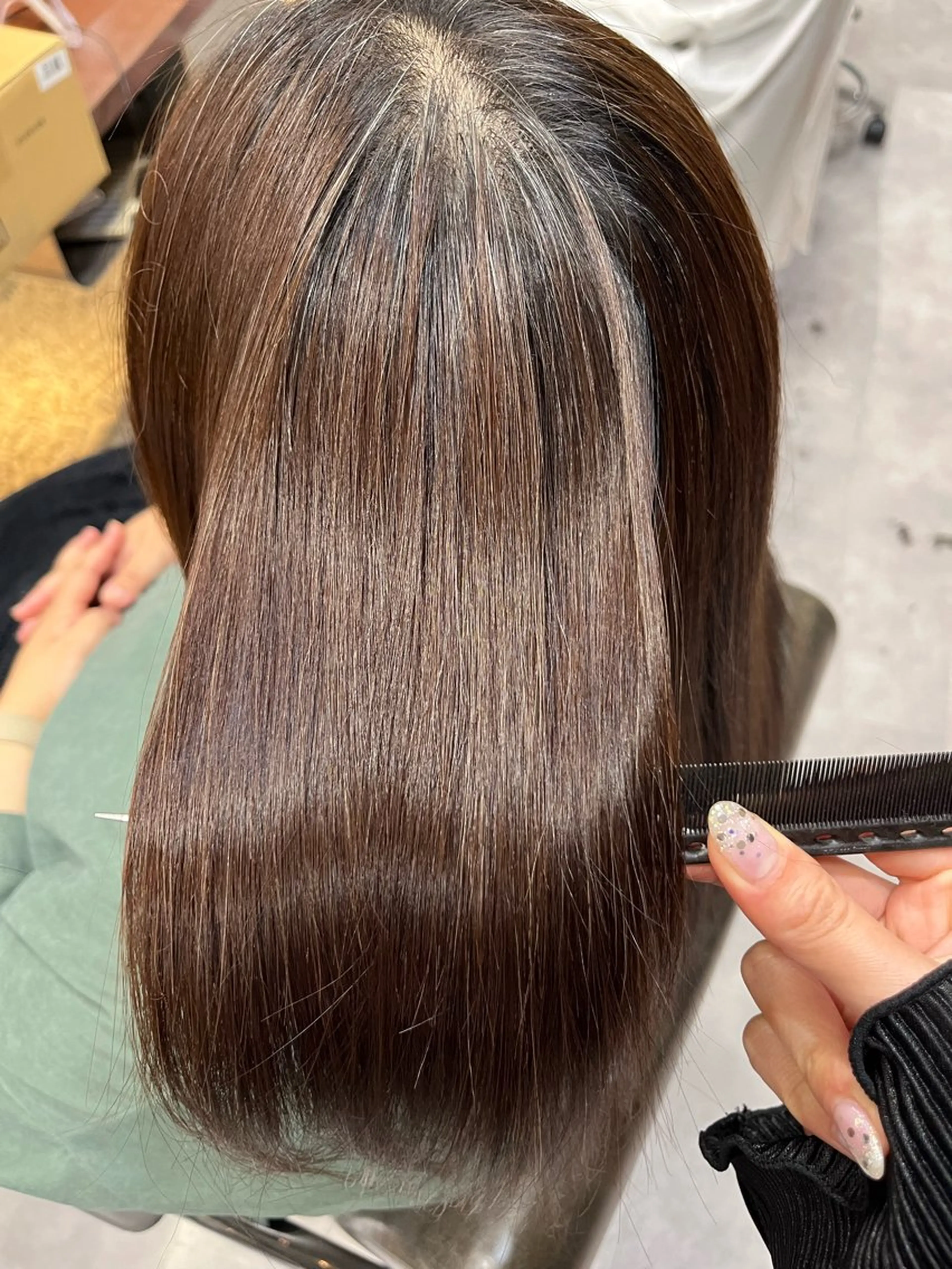 ロング 髪質改善 吉田 桃香のヘアスタイル