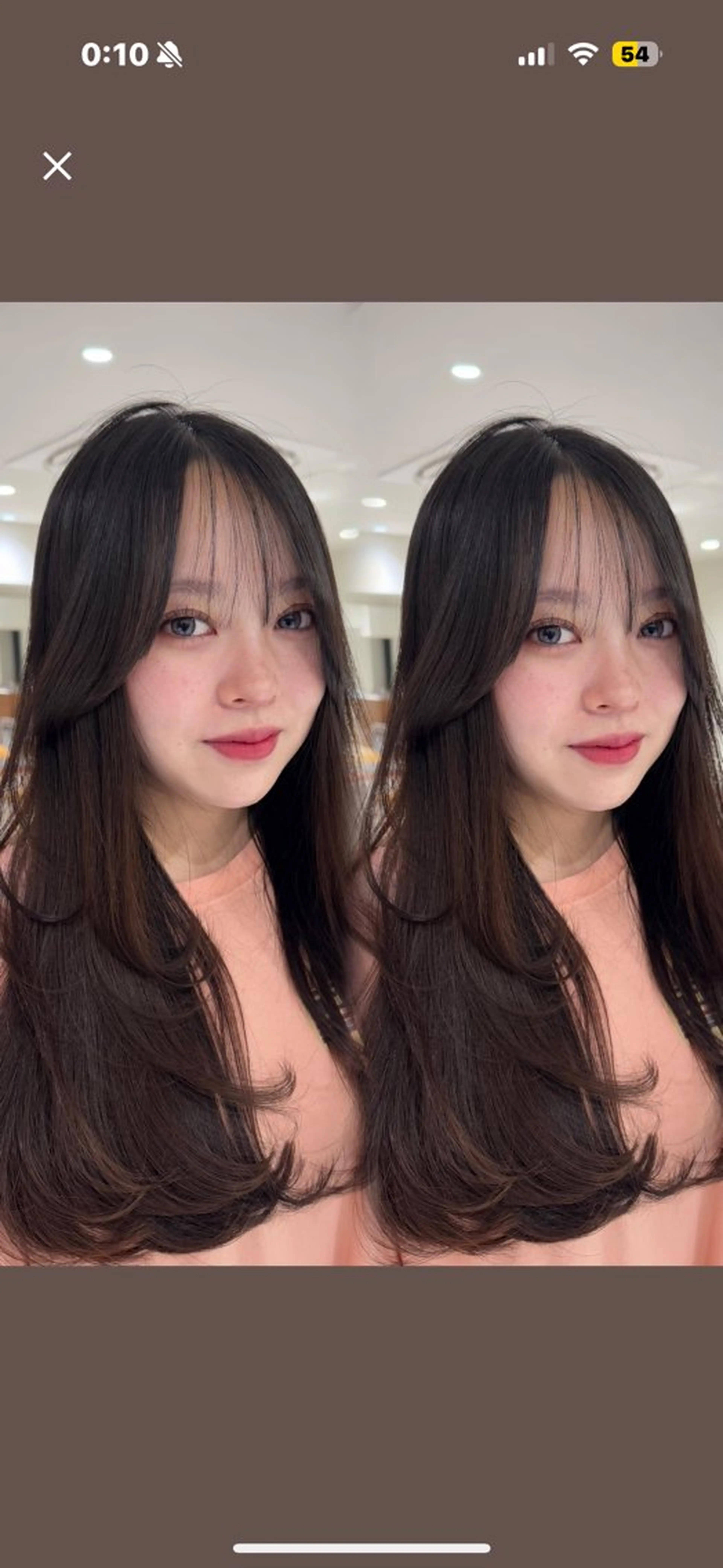 ロング 韓国レイヤー💋/ ワンホン/NANAのヘアスタイル