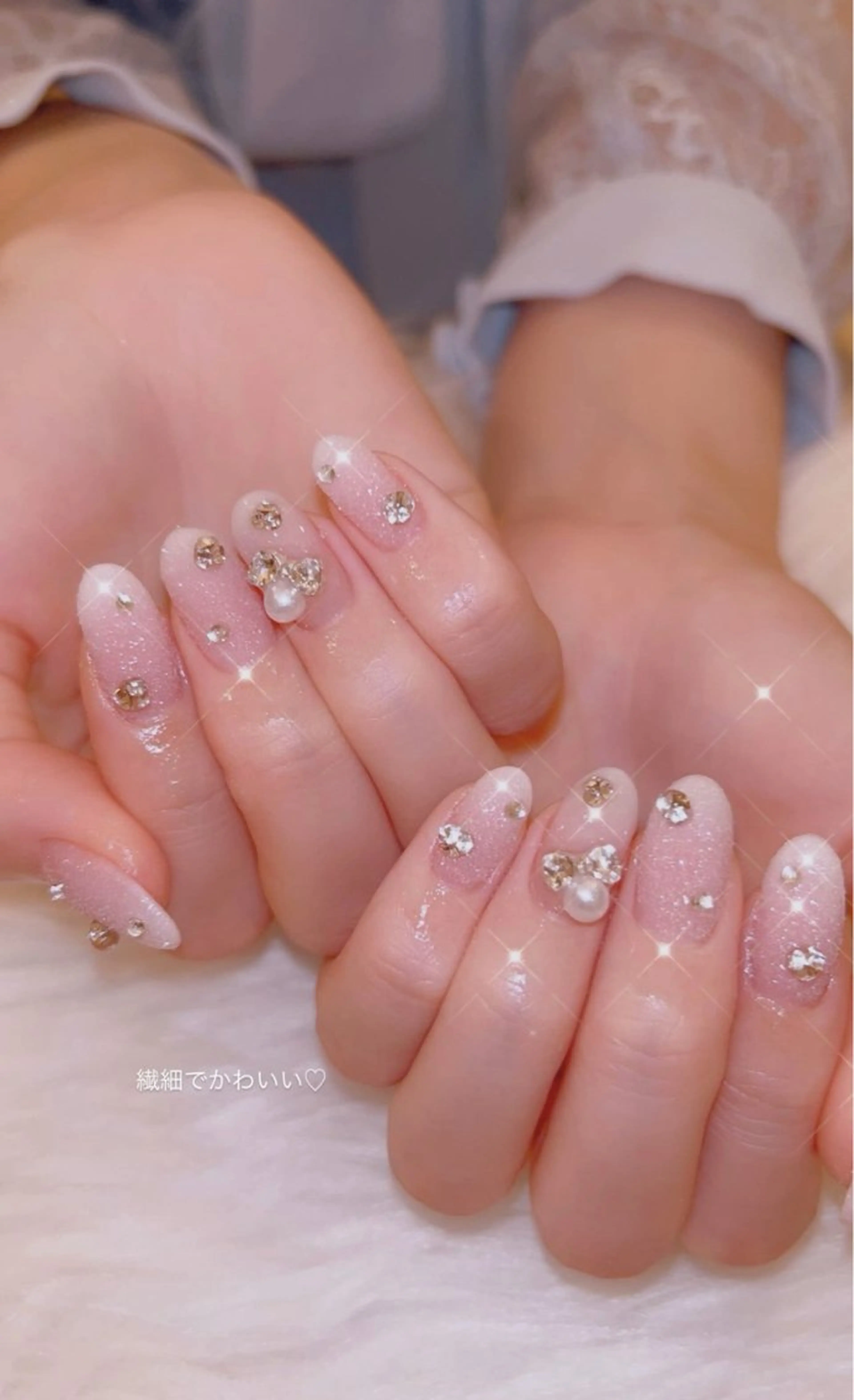 ネイル アートネイル 持ち込み バレンタイン ハンドネイル アイラブミーネイル MAMI指名のネイルデザイン