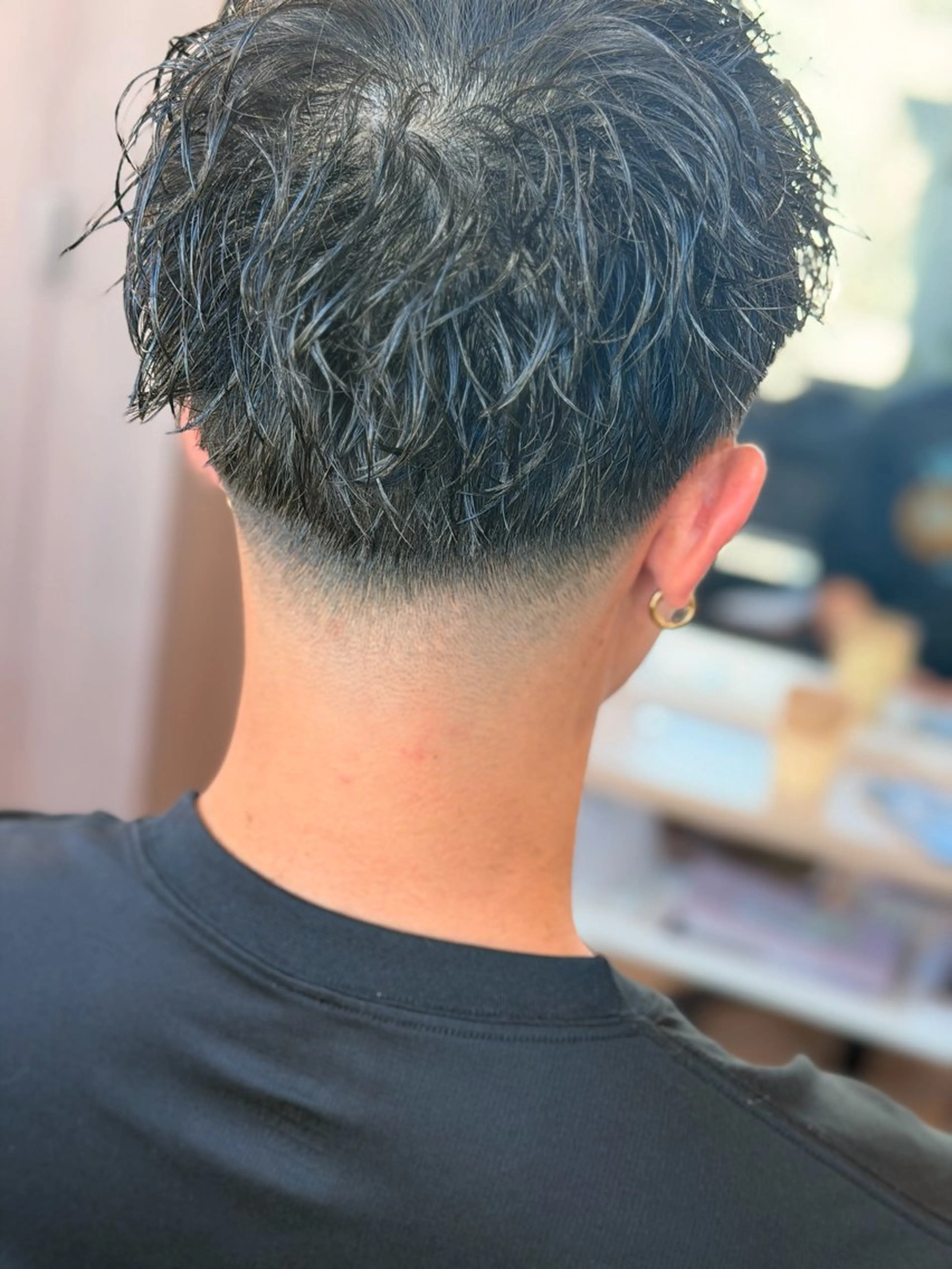 ショート メンズ フェードカット HAIRLABO 篠崎空竜のヘアスタイル
