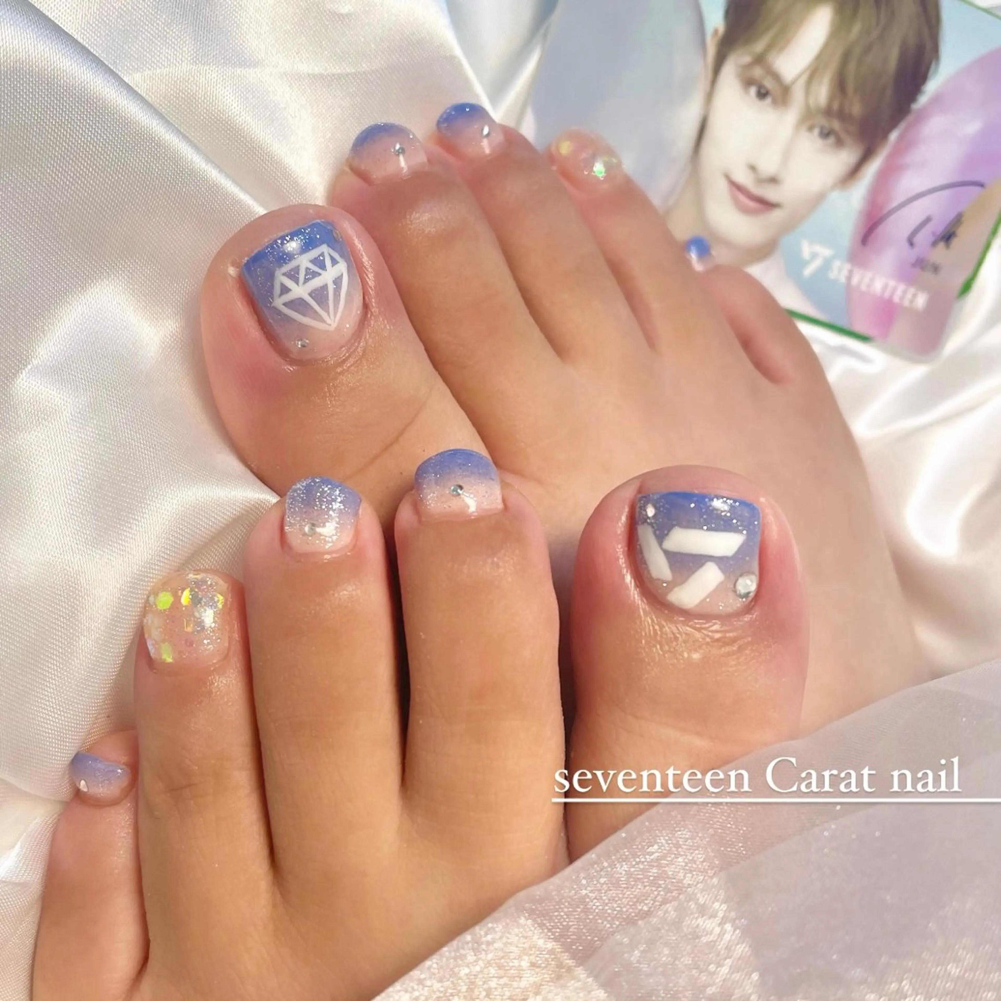 【フット】オフ無料✨️10本フリーデザイン💅✨の写真