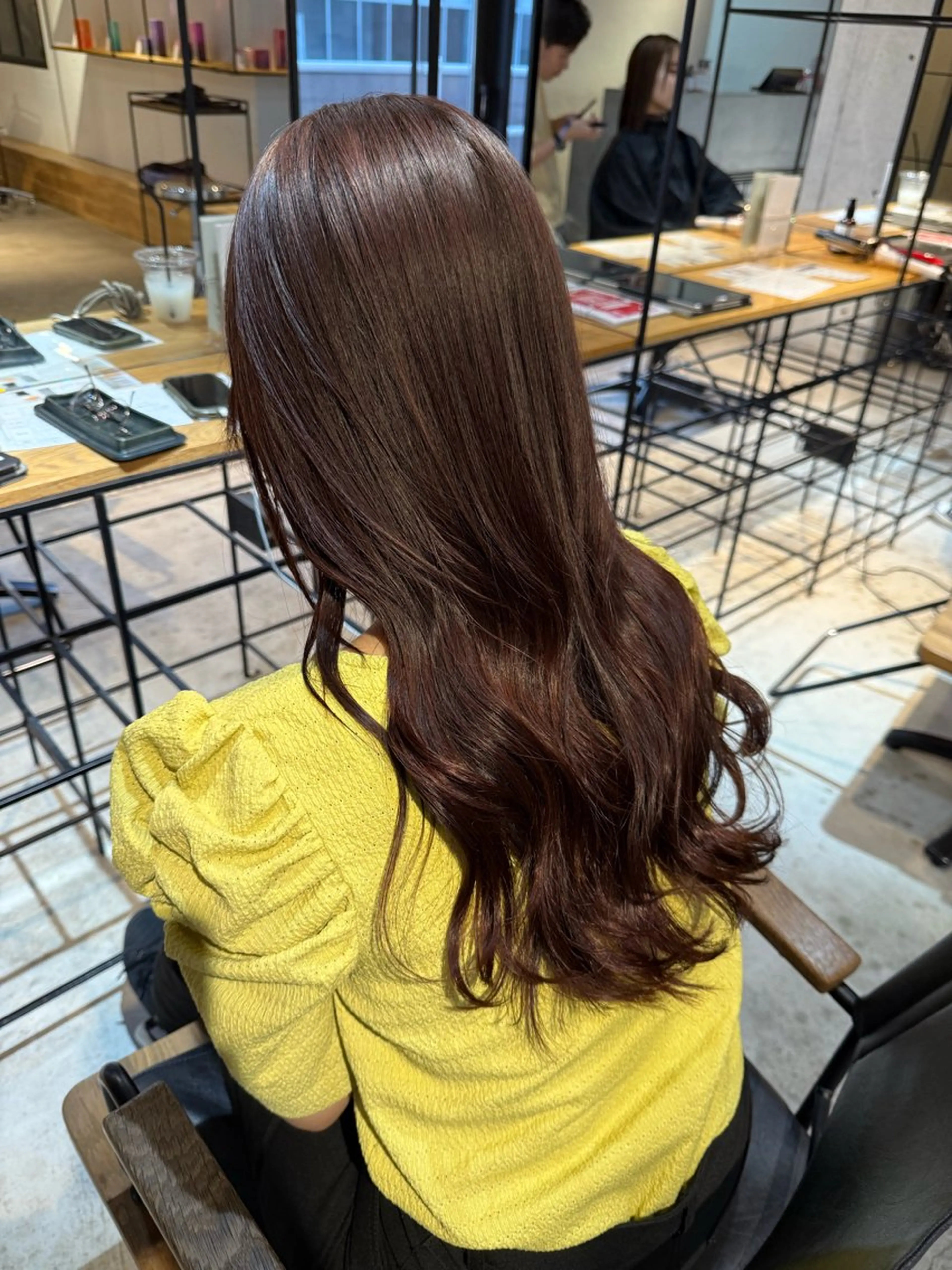 ミディアム カット ヘアカラー トリートメント ダブルカラー/レイヤ ー新潟駅/谷口大海のヘアスタイル