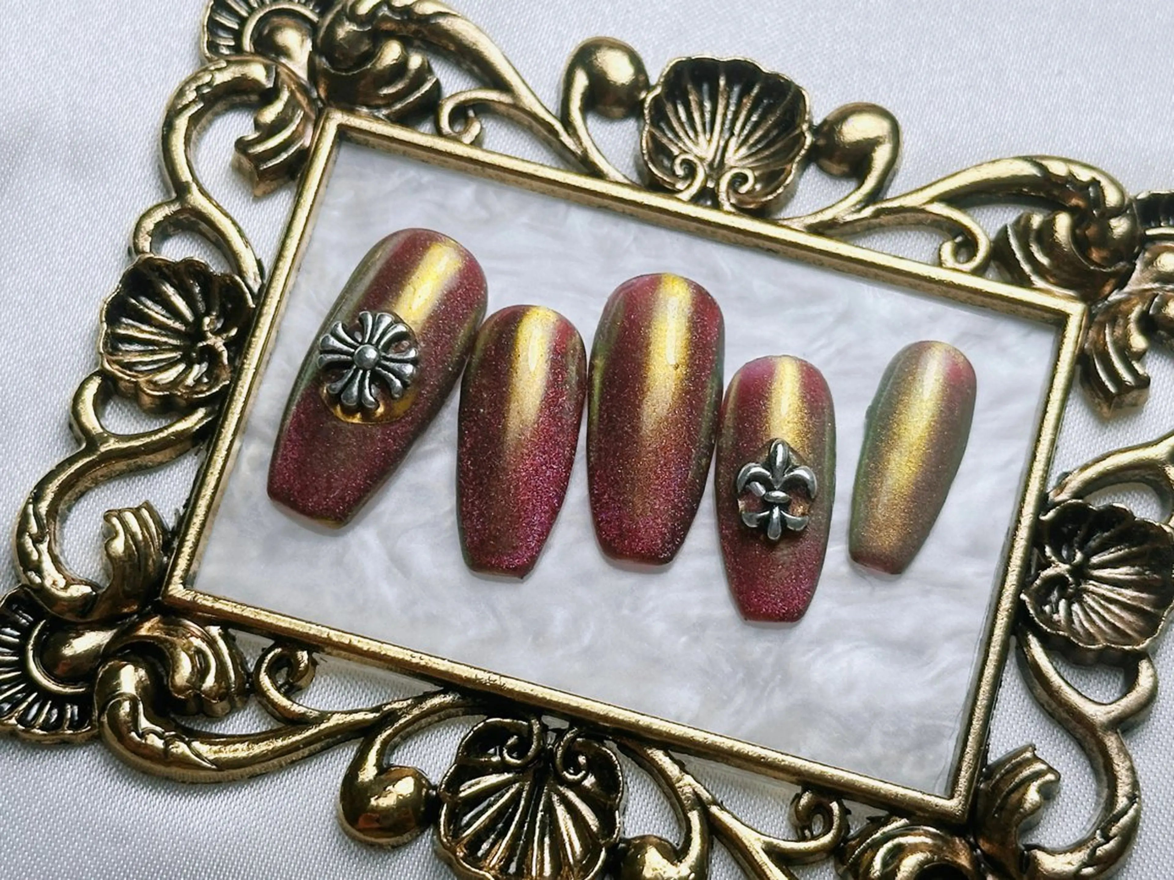 ネイル マグネットネイル ニュアンスネイル オフィスネイル ワンカラーネイル ピンク Mnail _KKのネイルデザイン