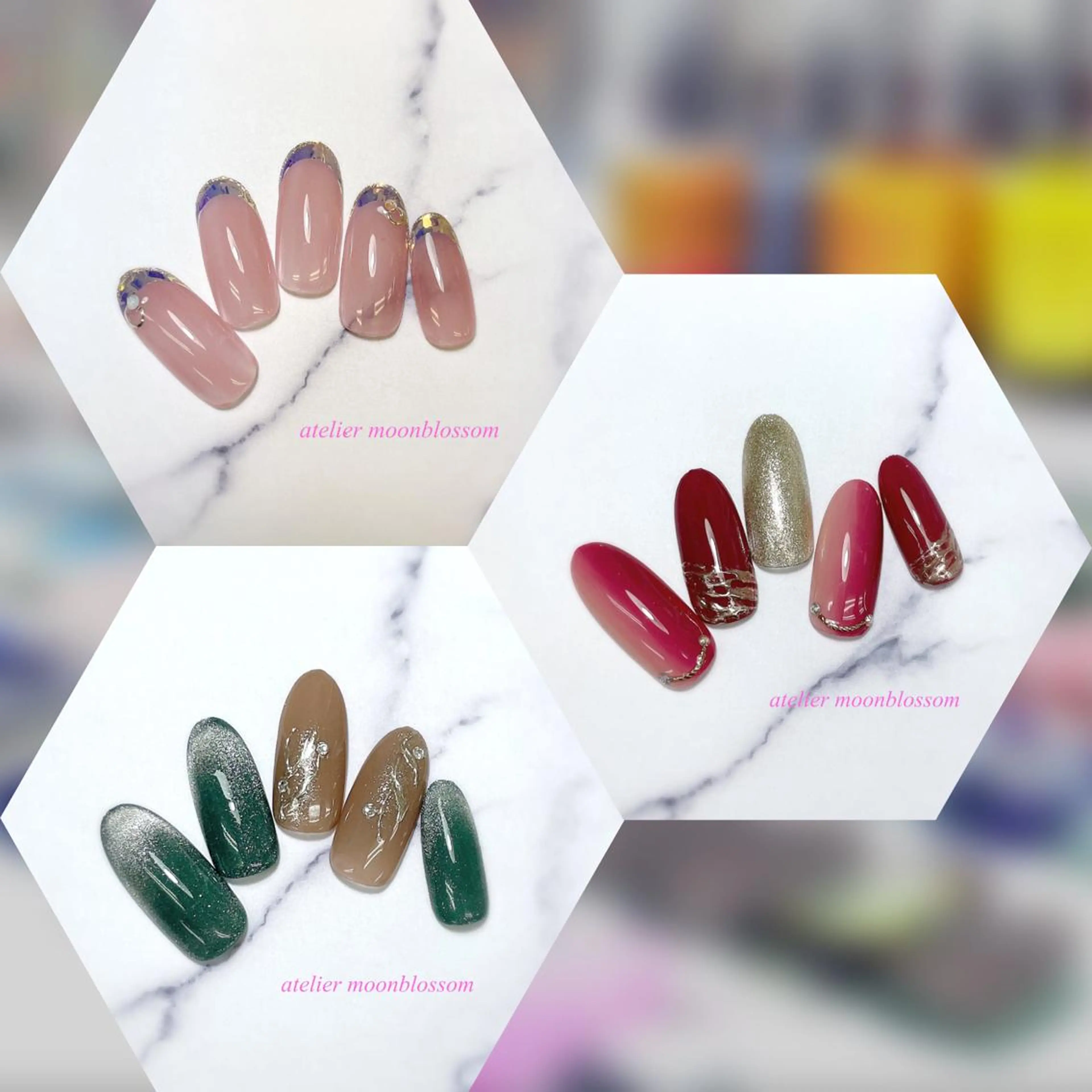 ネイル アトリエ ムーンブロッサムのネイルデザイン
