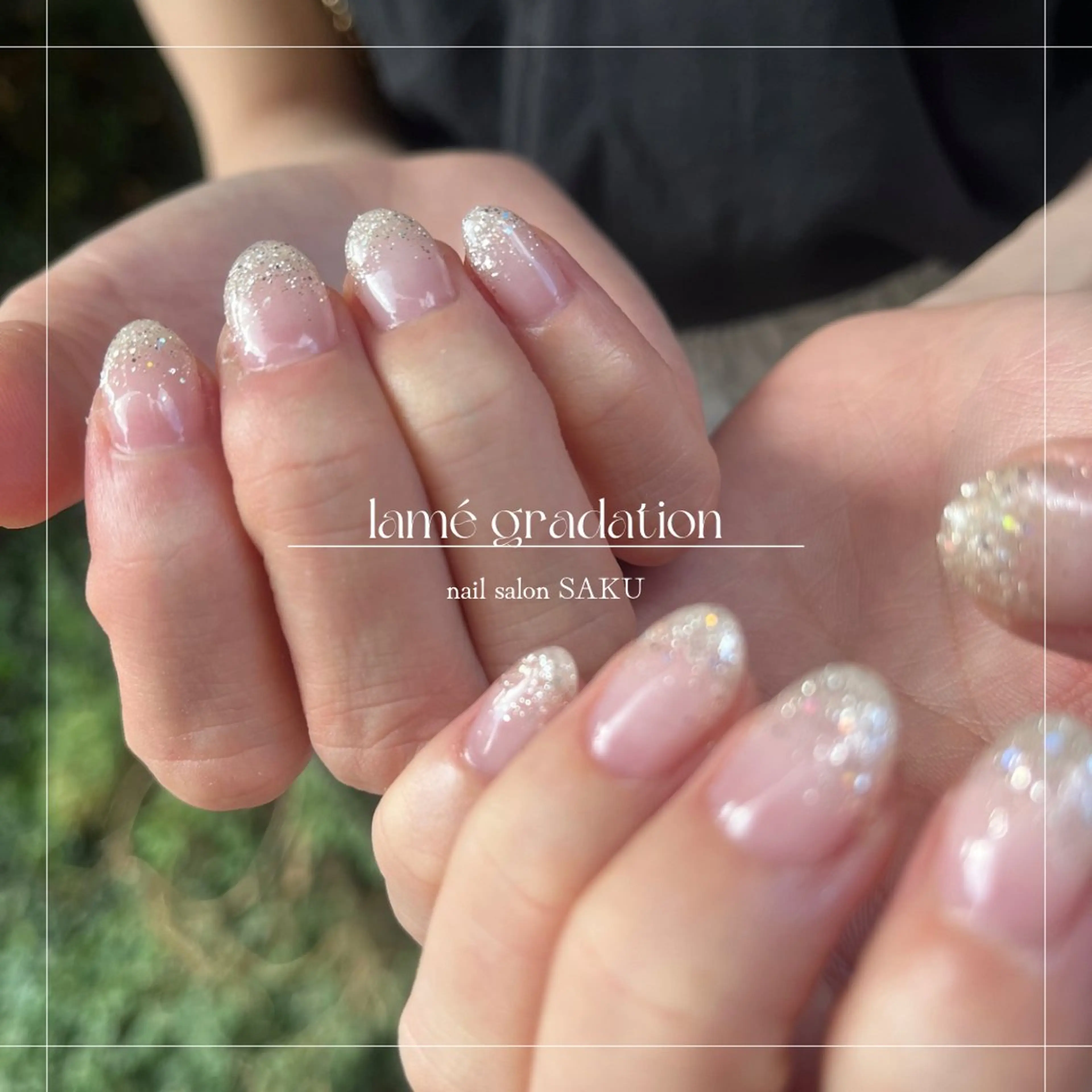 ネイル ニュアンスネイル シンプルネイル ハンドネイル SAKU nail 作島茜のネイルデザイン