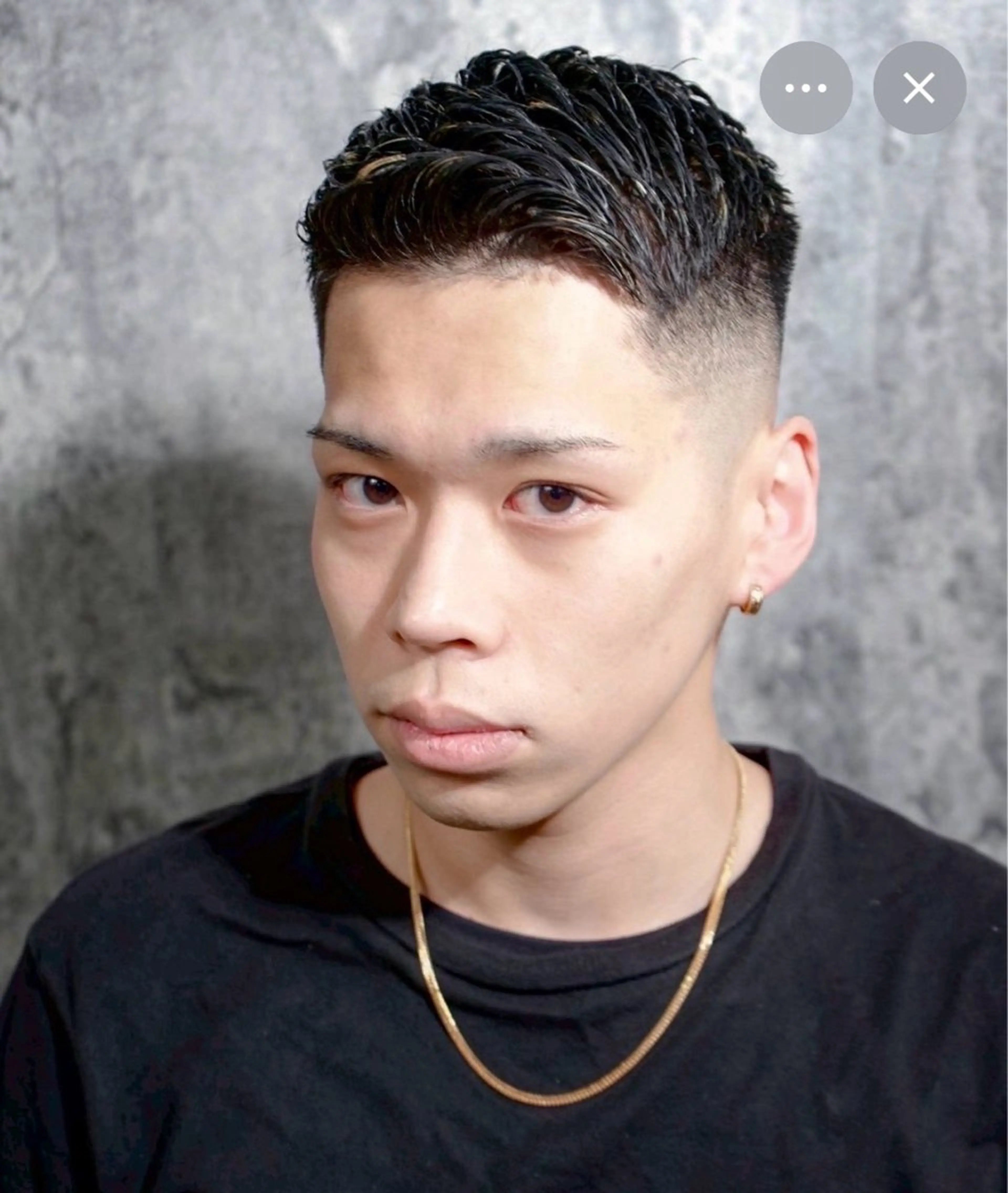 カット　スキンフェード　シャンプーの写真