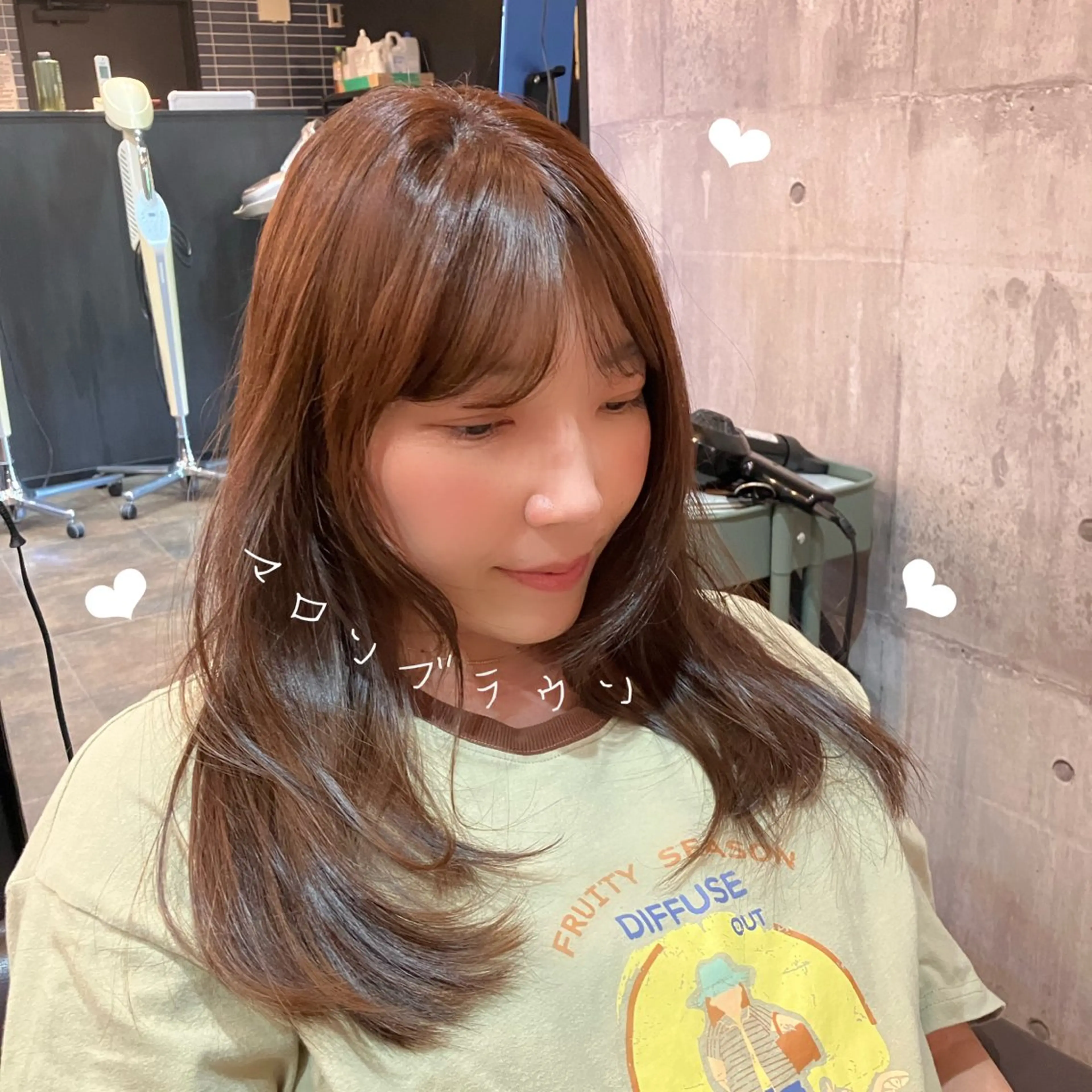 ロング 天使の輪໒꒱⋆ﾟ 量産中🎀のヘアスタイル