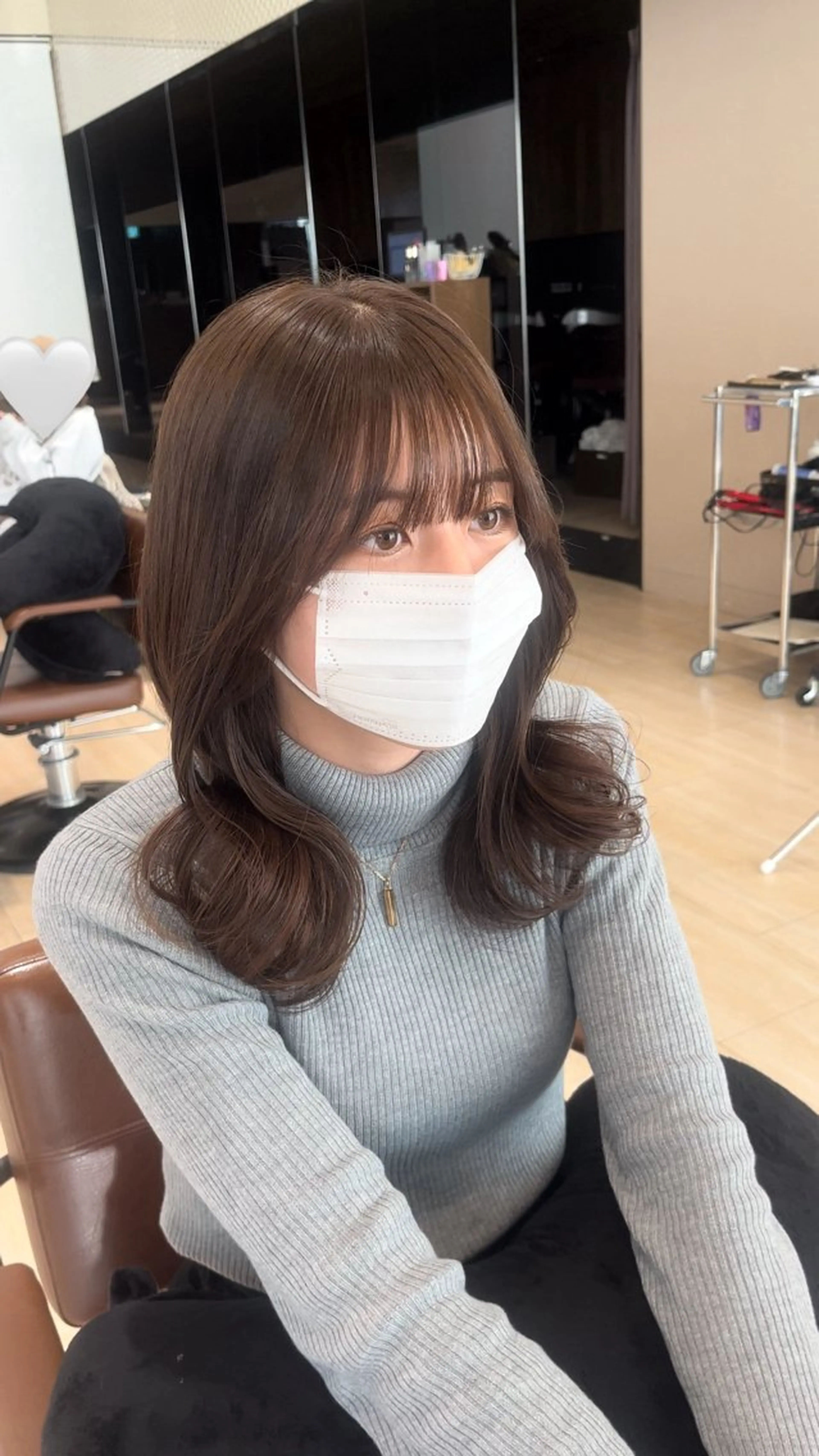 セミロング レイヤー/韓国ヘア /LILICAのヘアスタイル