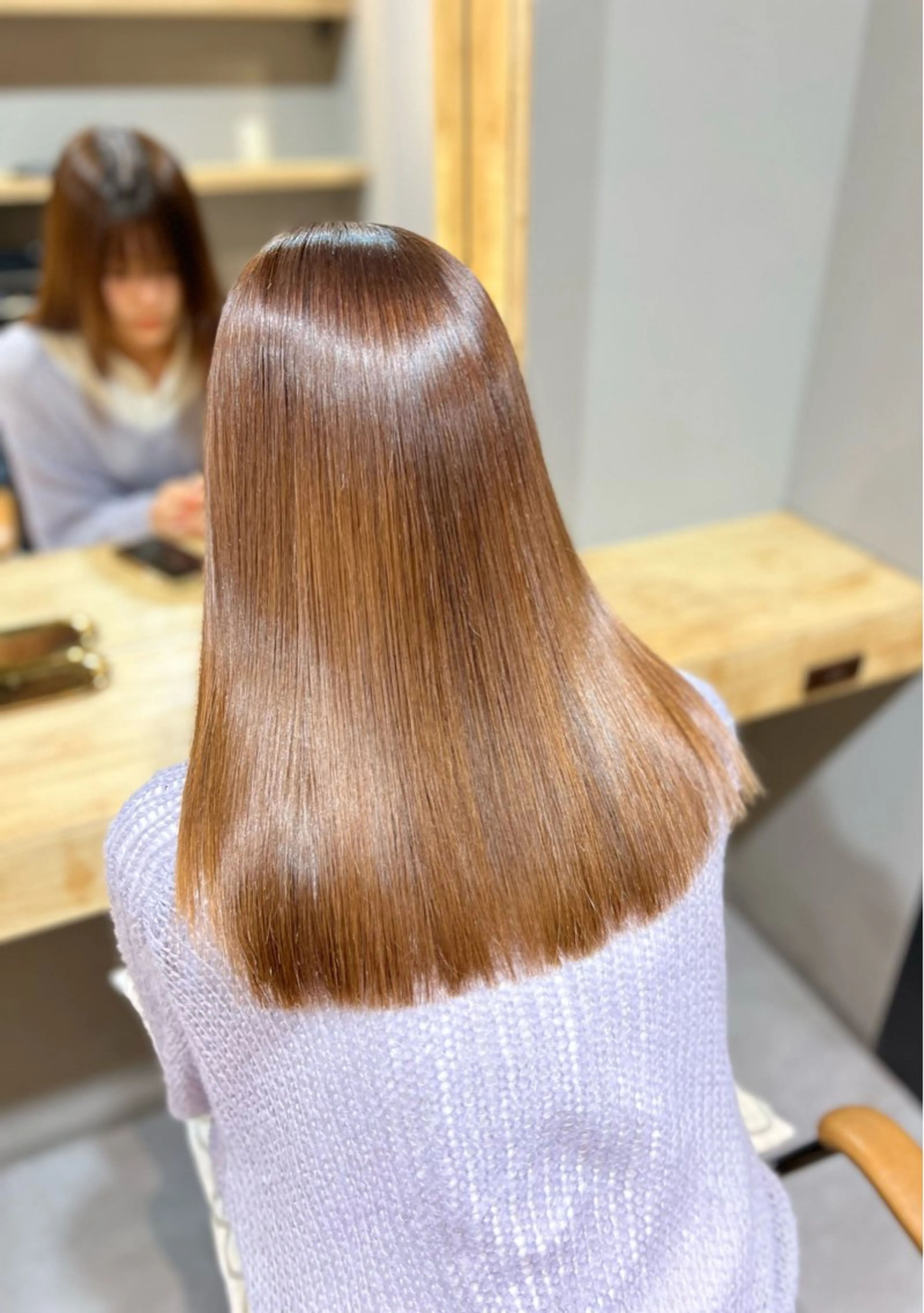 ロング 髪質改善 酸性ストレート 神戸ボブ✂️ ioe三宮/田 伸佳のヘアスタイル