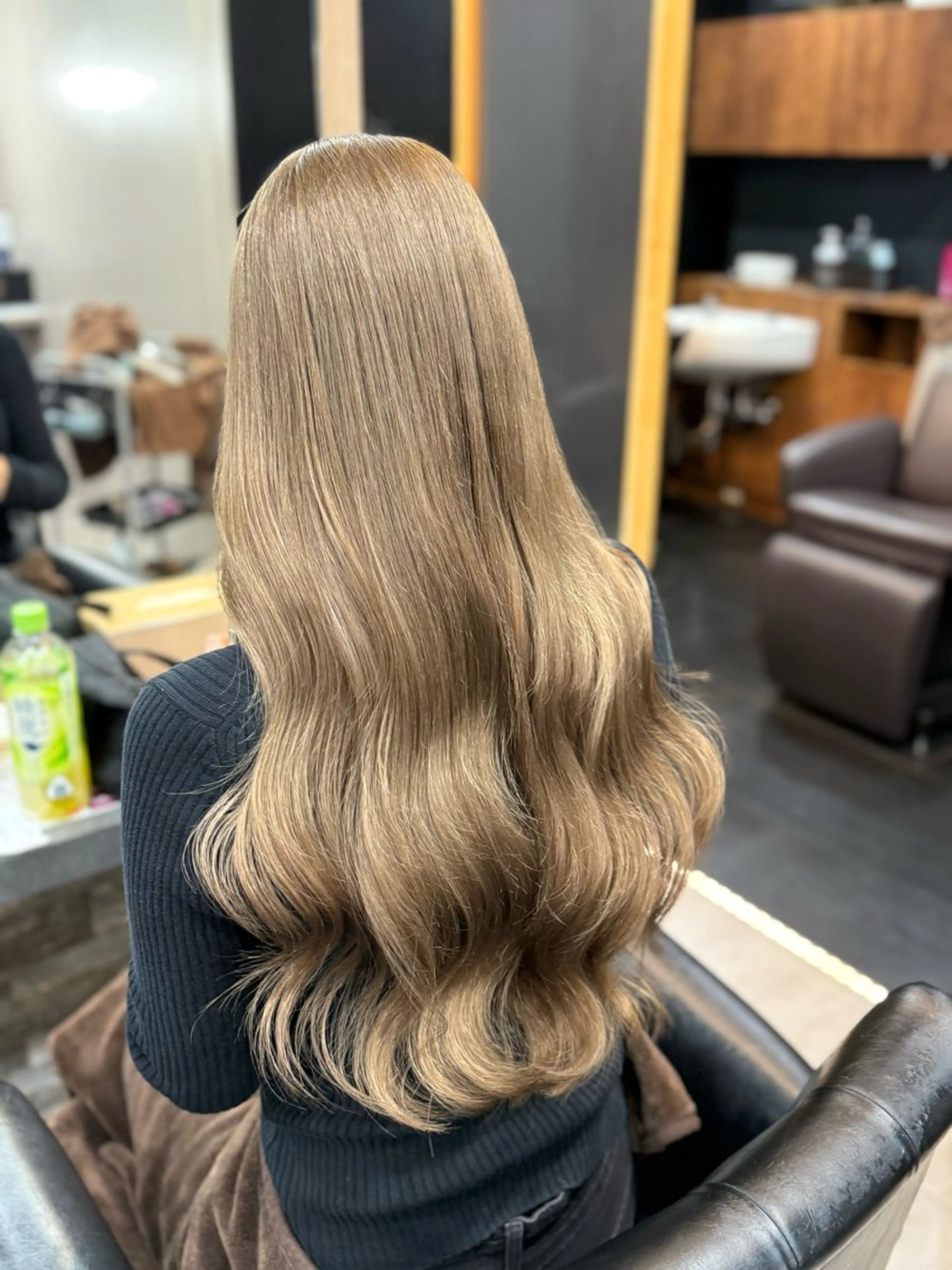 ロング カット ヘアカラー トリートメント 横浜/ケアブリーチ /人毛エクステのヘアスタイル