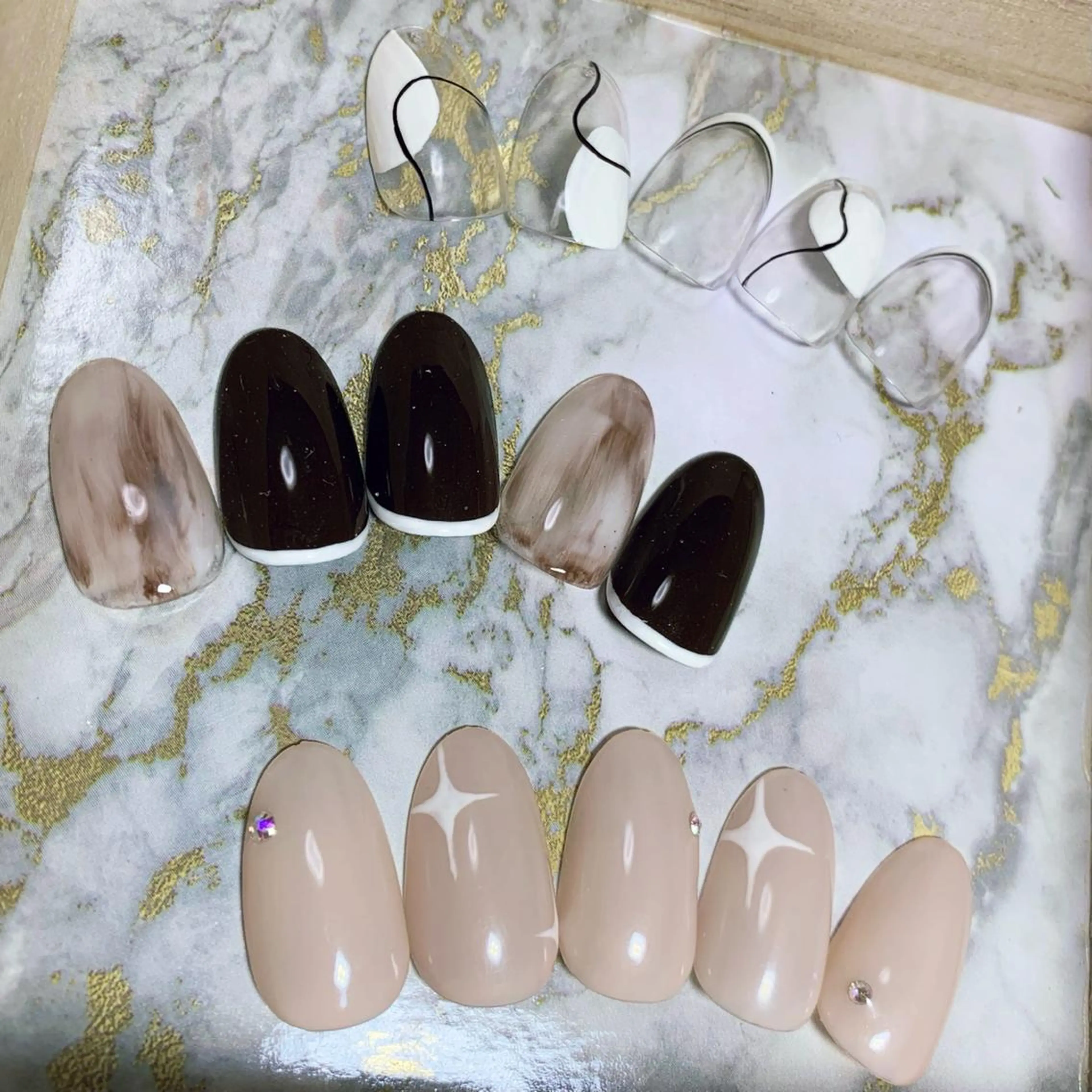 ネイル ハンドネイル Nailsalon BLOOM🌷 山崎のネイルデザイン