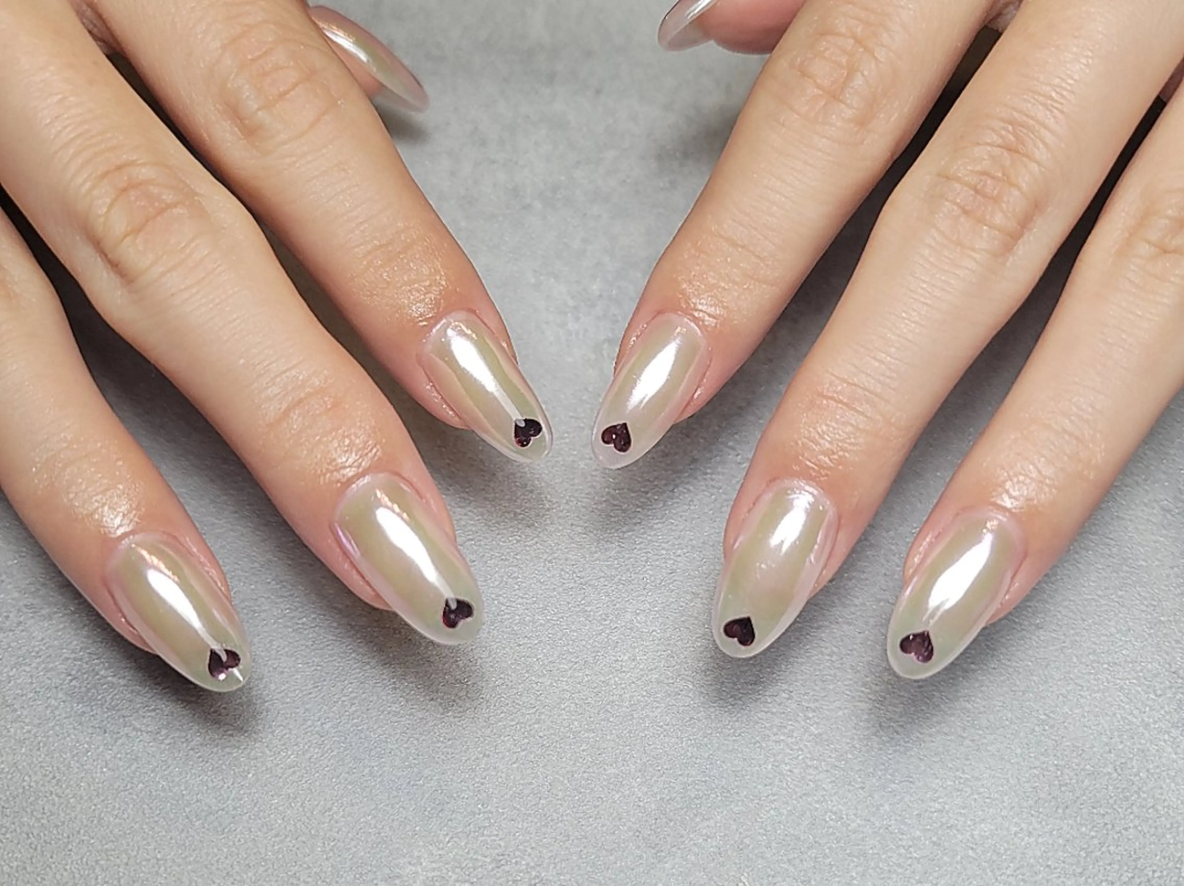 ネイル アートネイル ワンカラーネイル スカルプネイル シンプルネイル ハンドネイル MU5-nail 金山ネイルサロンのネイルデザイン