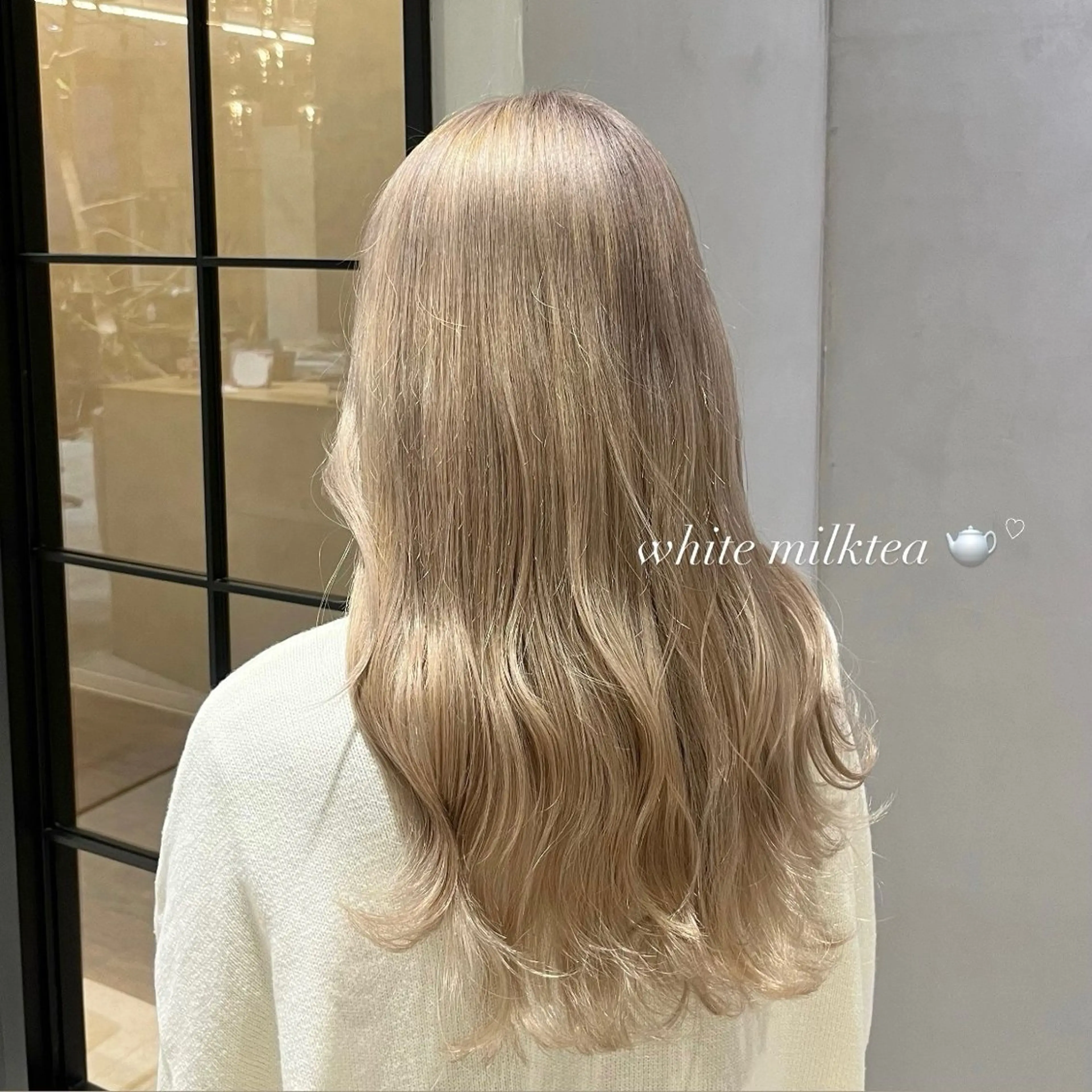 ロング カラー 𝒎𝒐𝒆🩰 名駅/ヘアメ/暖色♡のヘアスタイル