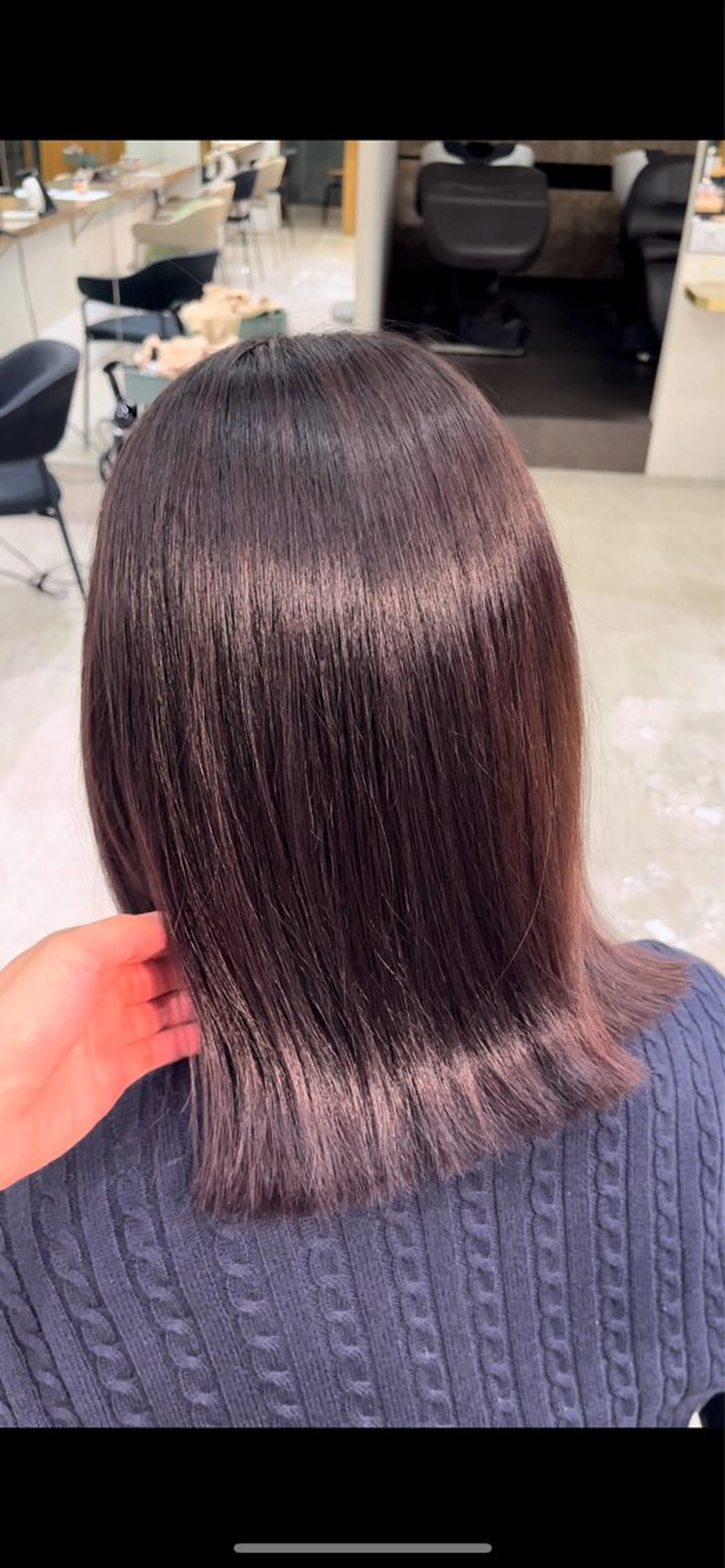 ミディアム カラー 似合わせ×透明感カラ ーなら🎀マリアのヘアスタイル