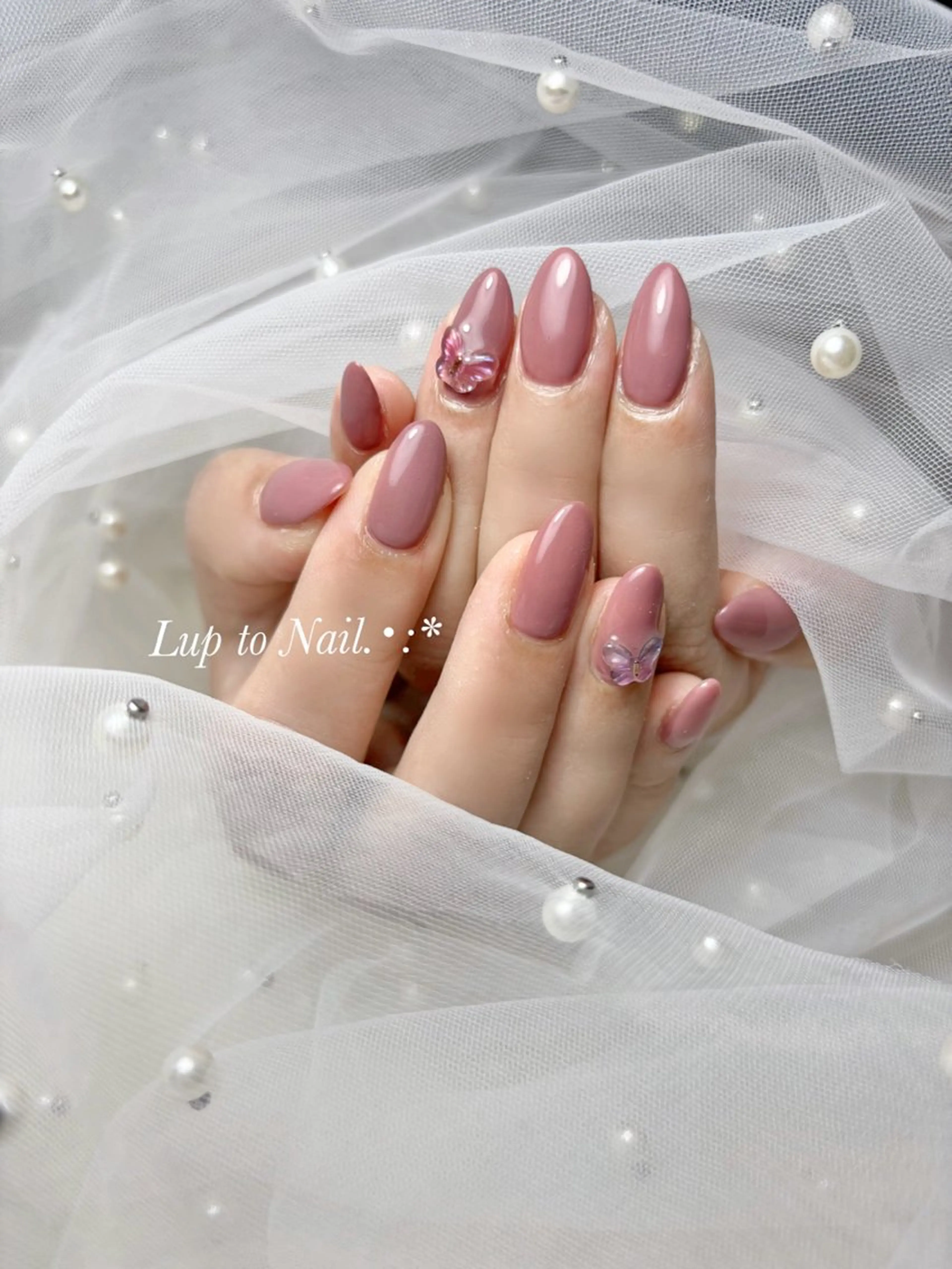 ネイル 春ネイル Lupto　Nail 【リップトゥネイル】のネイルデザイン