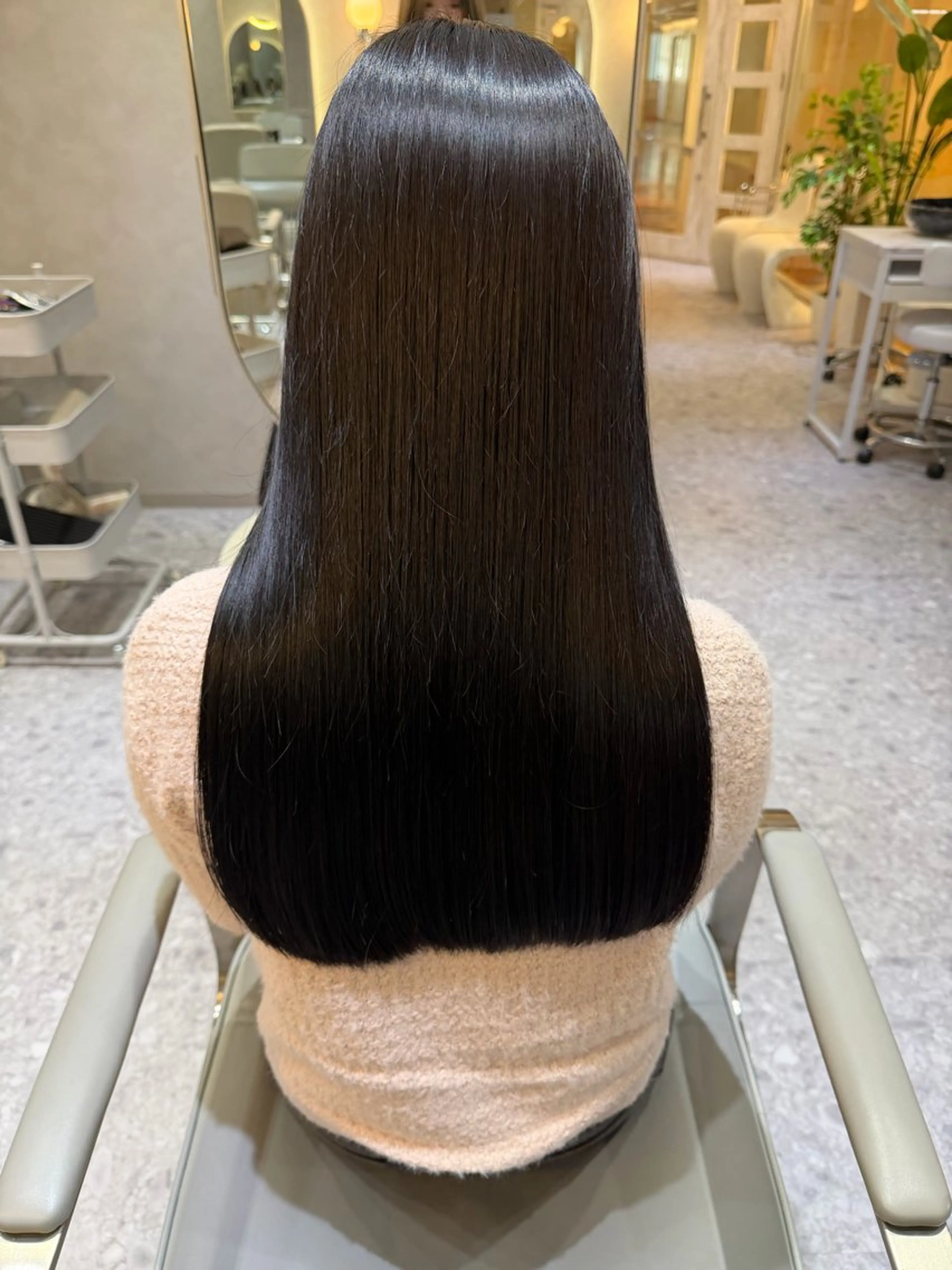 ロング カラー ヘアカラー トリートメント 🎀髪質改善/艶髪/ 艶カラー🎀浅田涼風のヘアスタイル