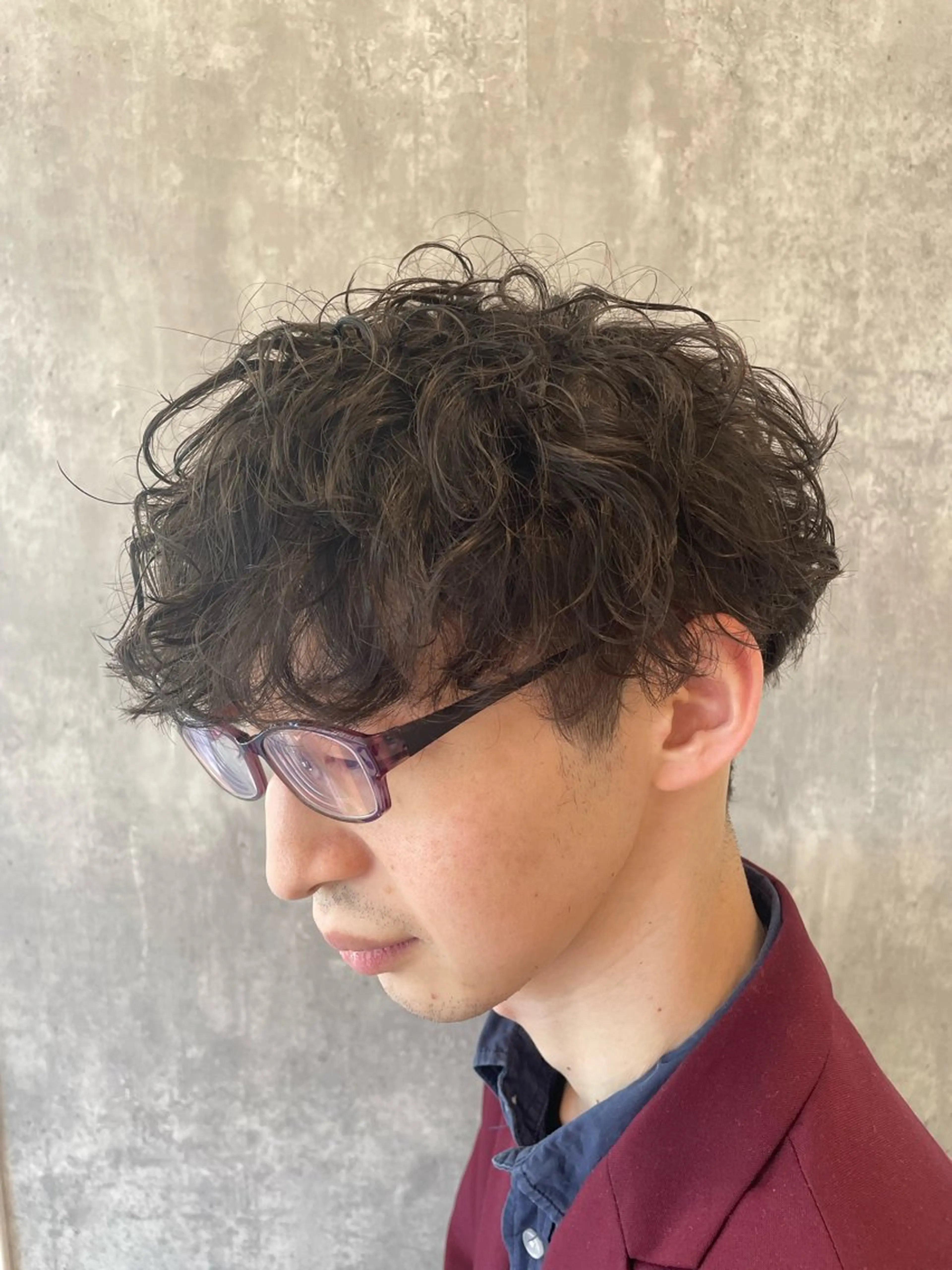 メンズ 白髪ぼかしデザイン ハイライト/宮本純登のヘアスタイル